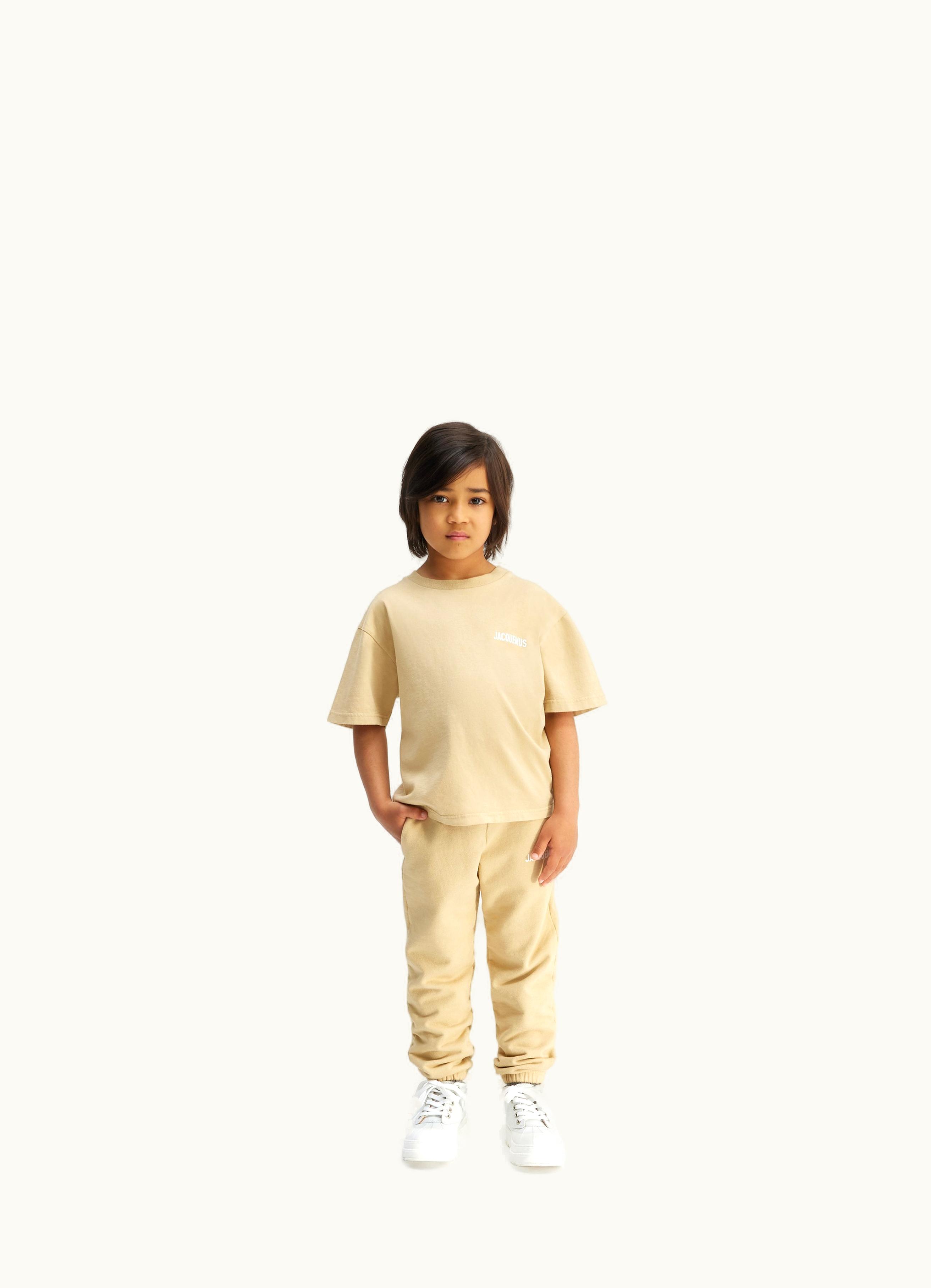 Jacquemus Le T-Shirt Jacquemus Enfant Dark Beige