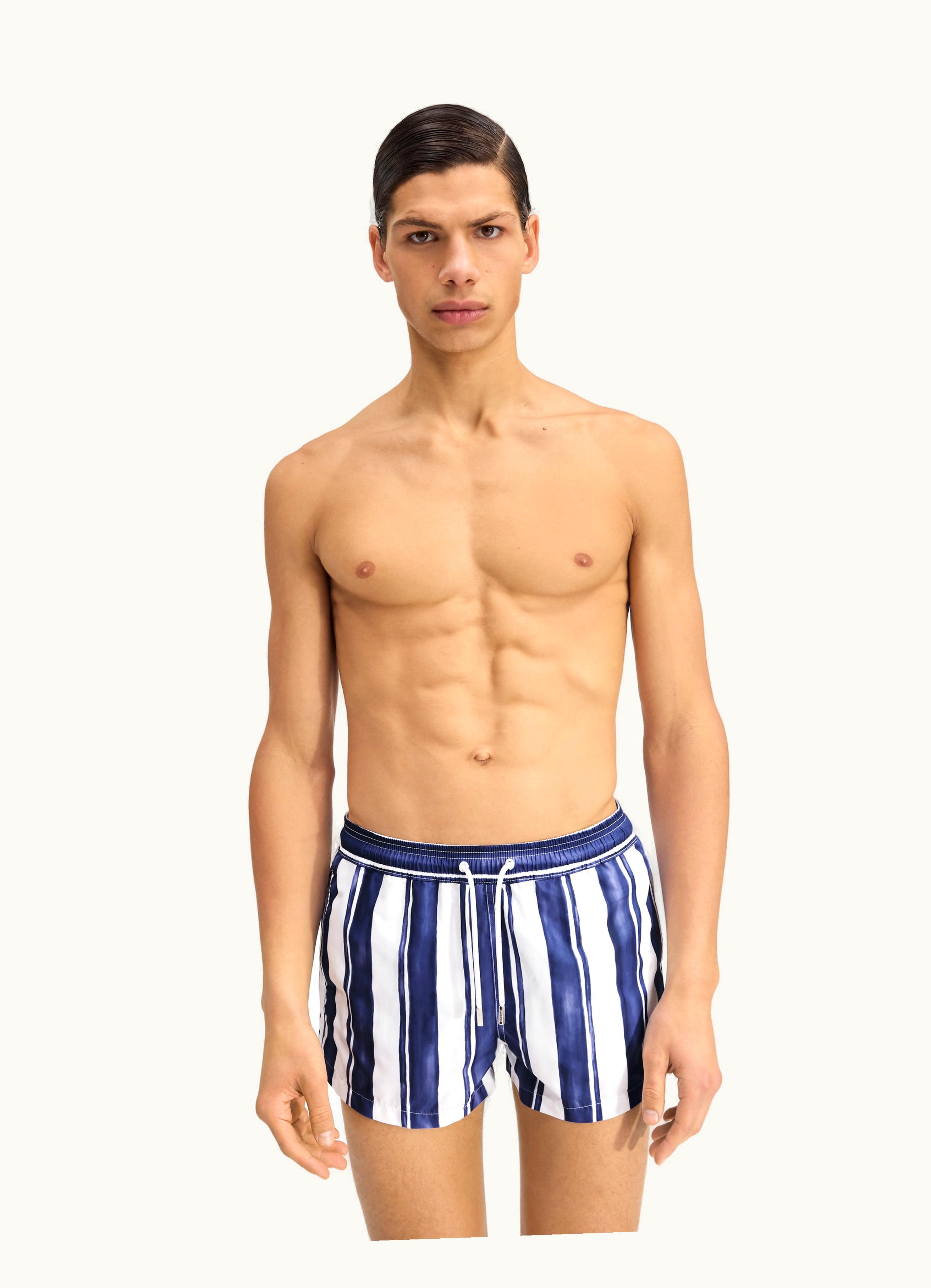 Jacquemus Jacquemus Le Maillot Puntini Print Rayure Blue
