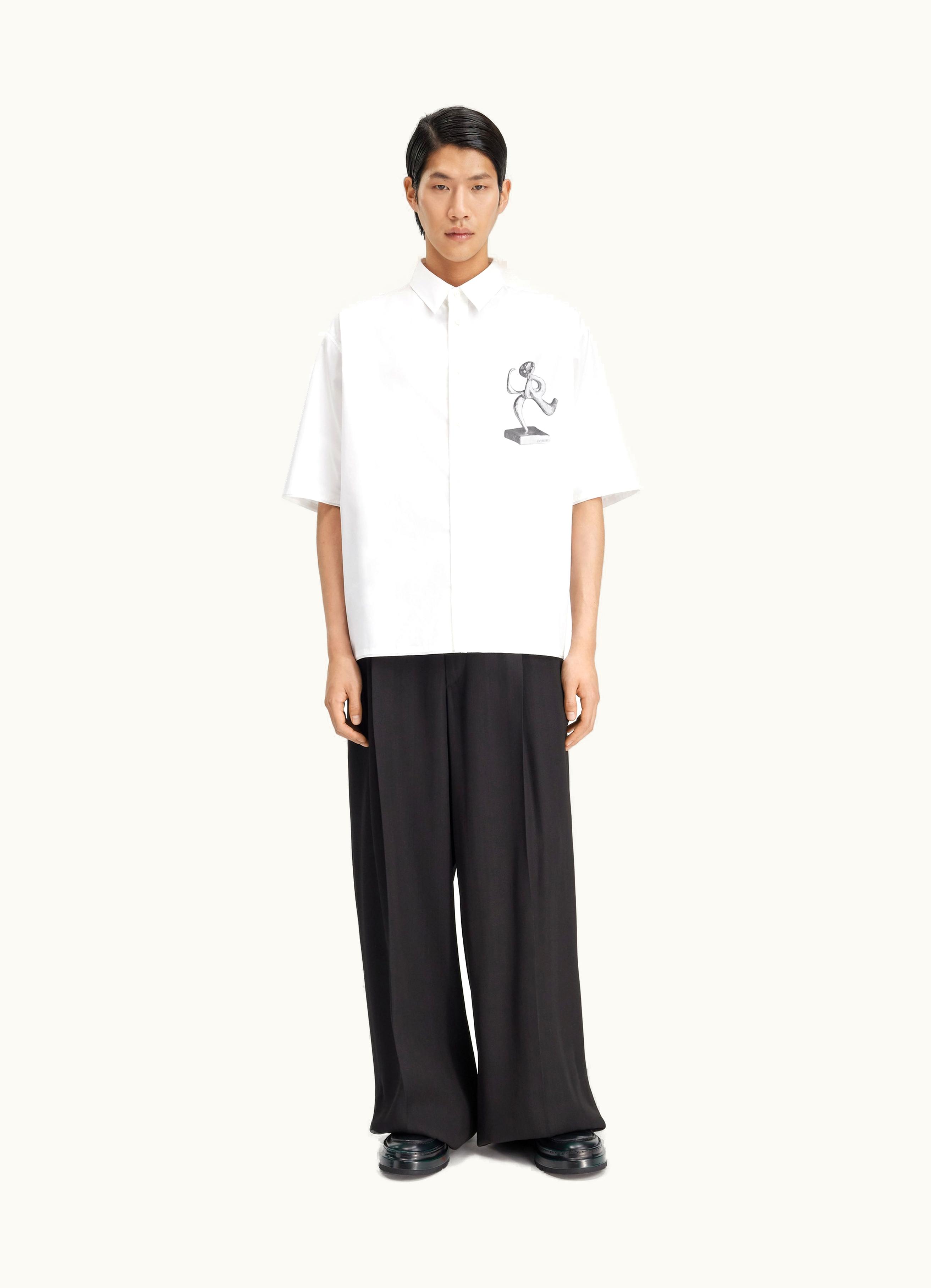 Jacquemus Jacquemus La Chemise Cabri Black / White Organic Statu