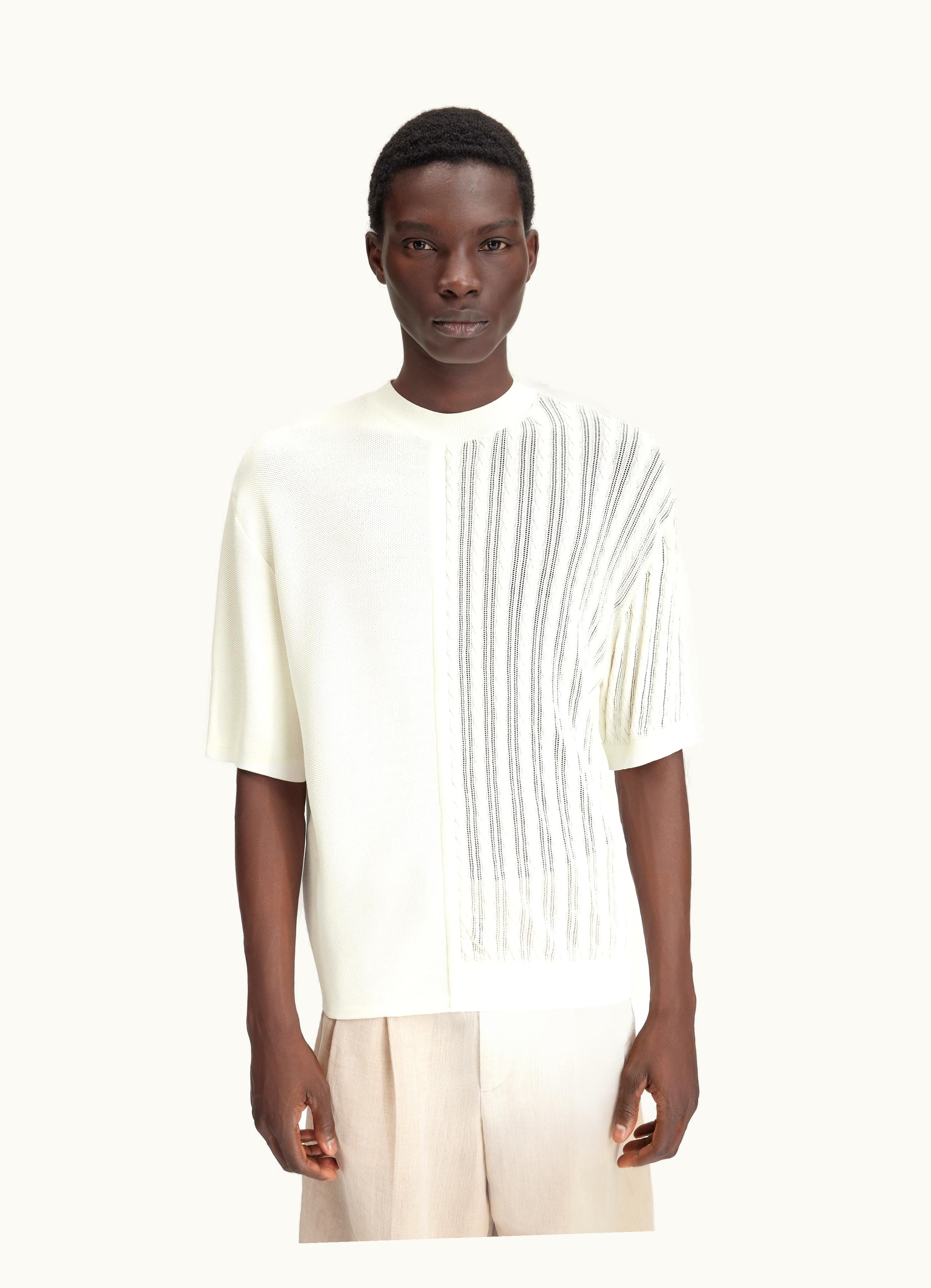 Jacquemus Jacquemus Le Haut Juego Off-White Knit Top White