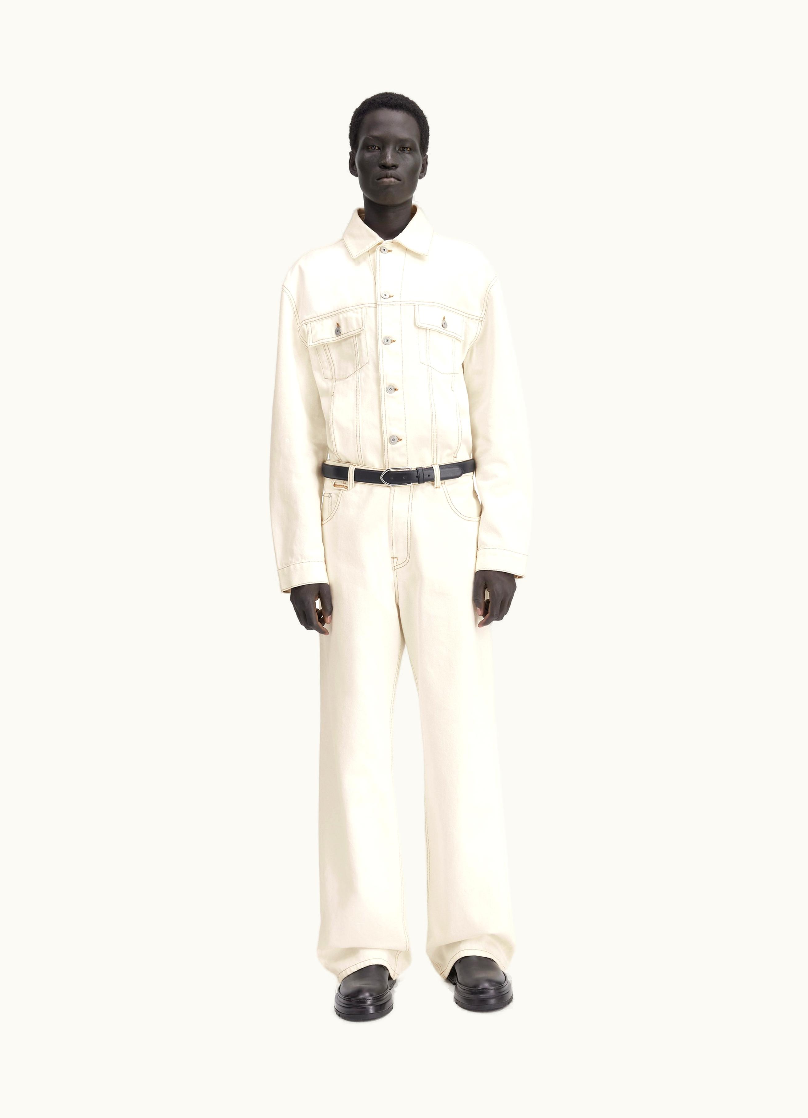 Jacquemus Jacquemus Le De Nîmes Large Off-White / Tabac