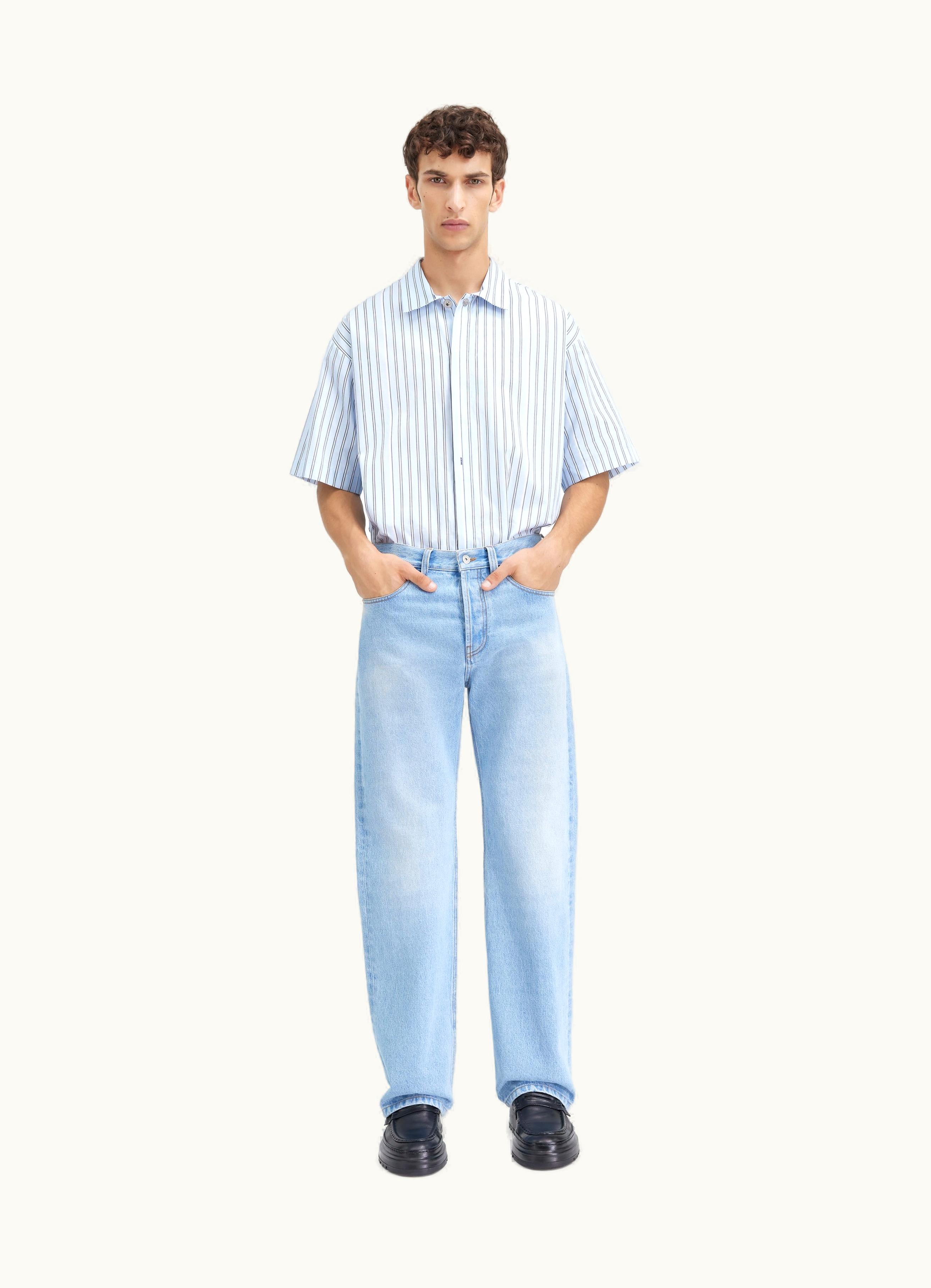 Jacquemus Jacquemus Le De Nîmes Droit Light Blue / Tabac