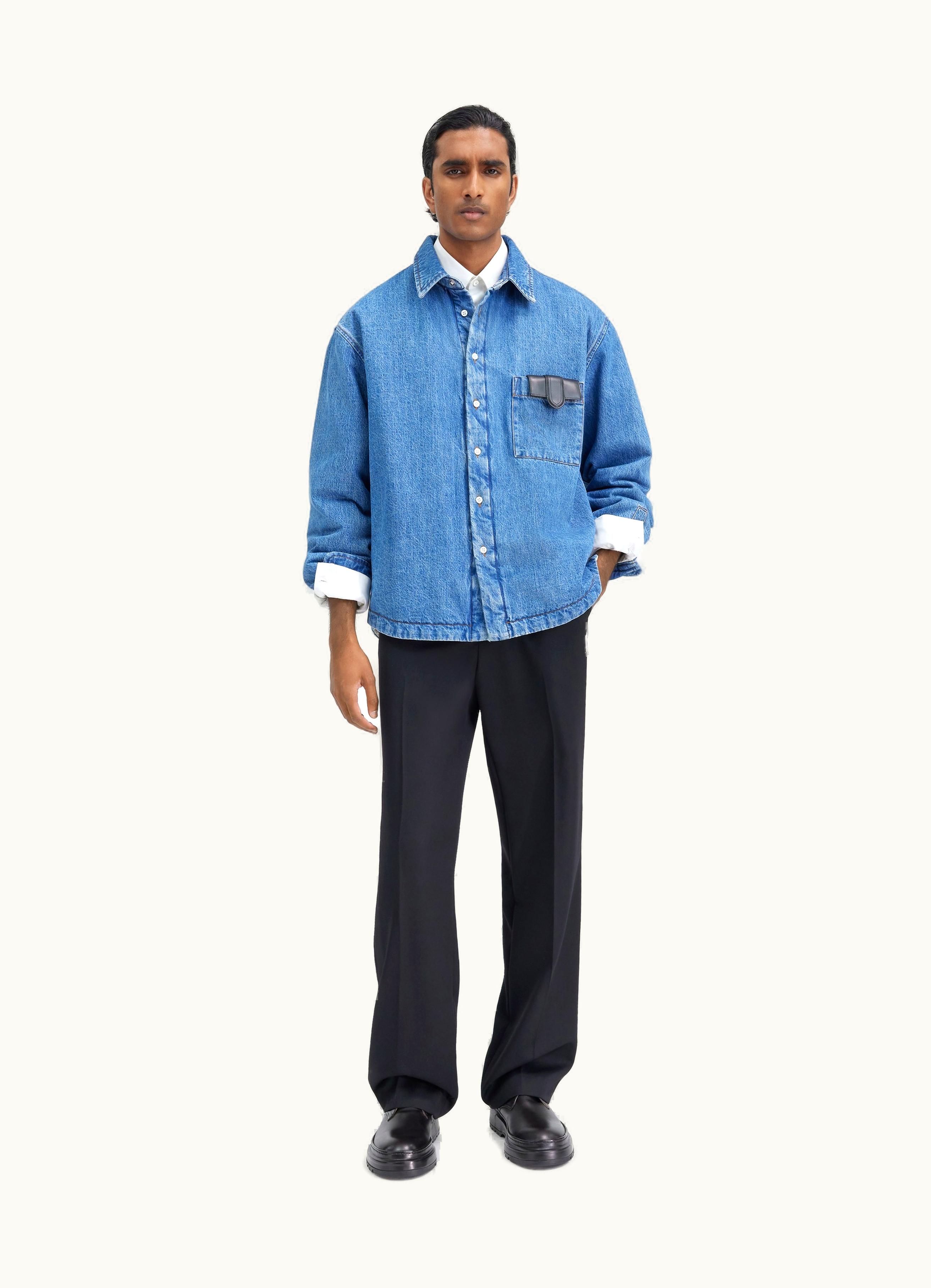 Jacquemus Jacquemus La Chemise Boulanger Blue / Tabac 2