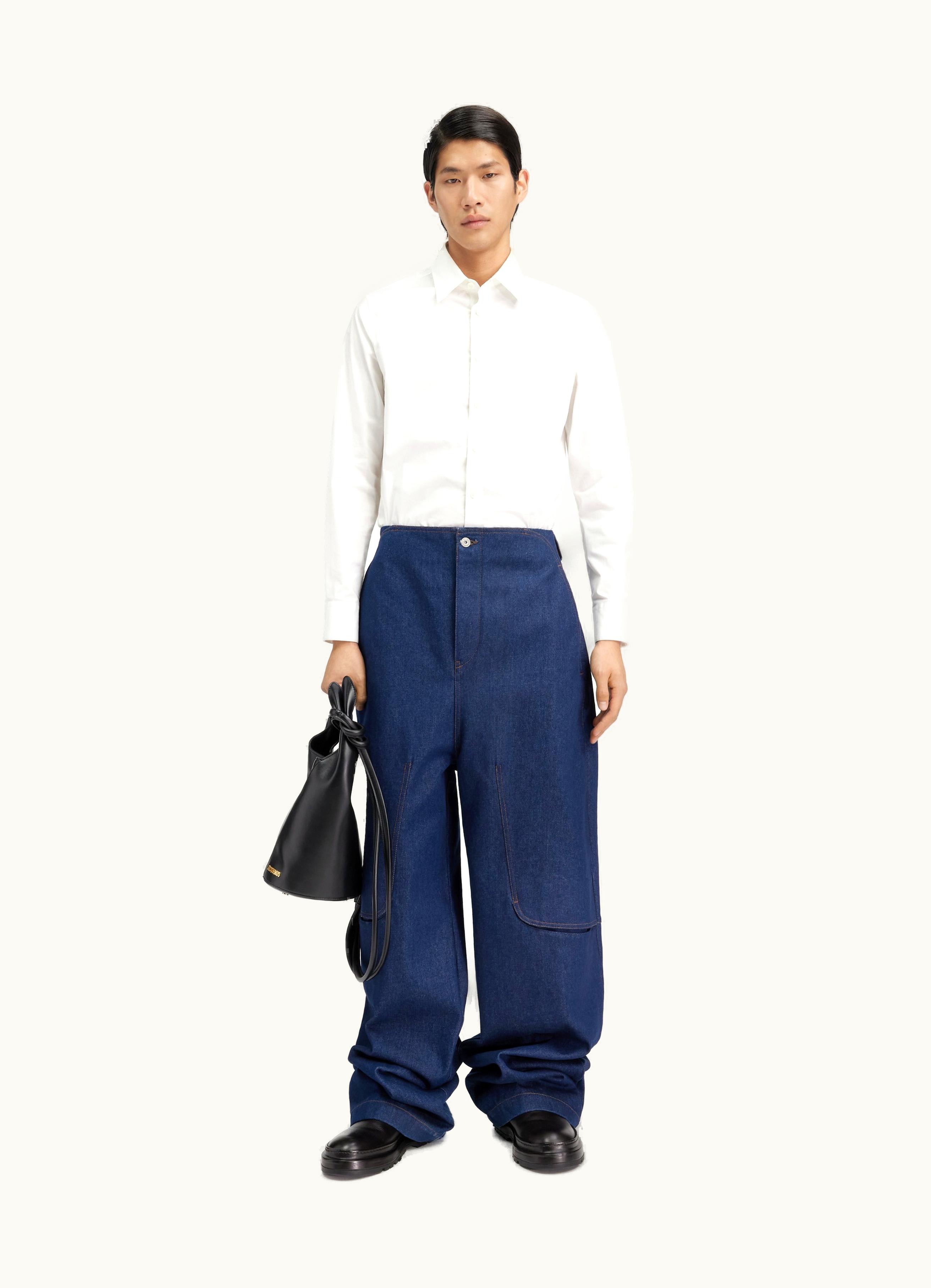 Jacquemus Jacquemus Le Pantalon De-Nîmes Bell Navy / Brown