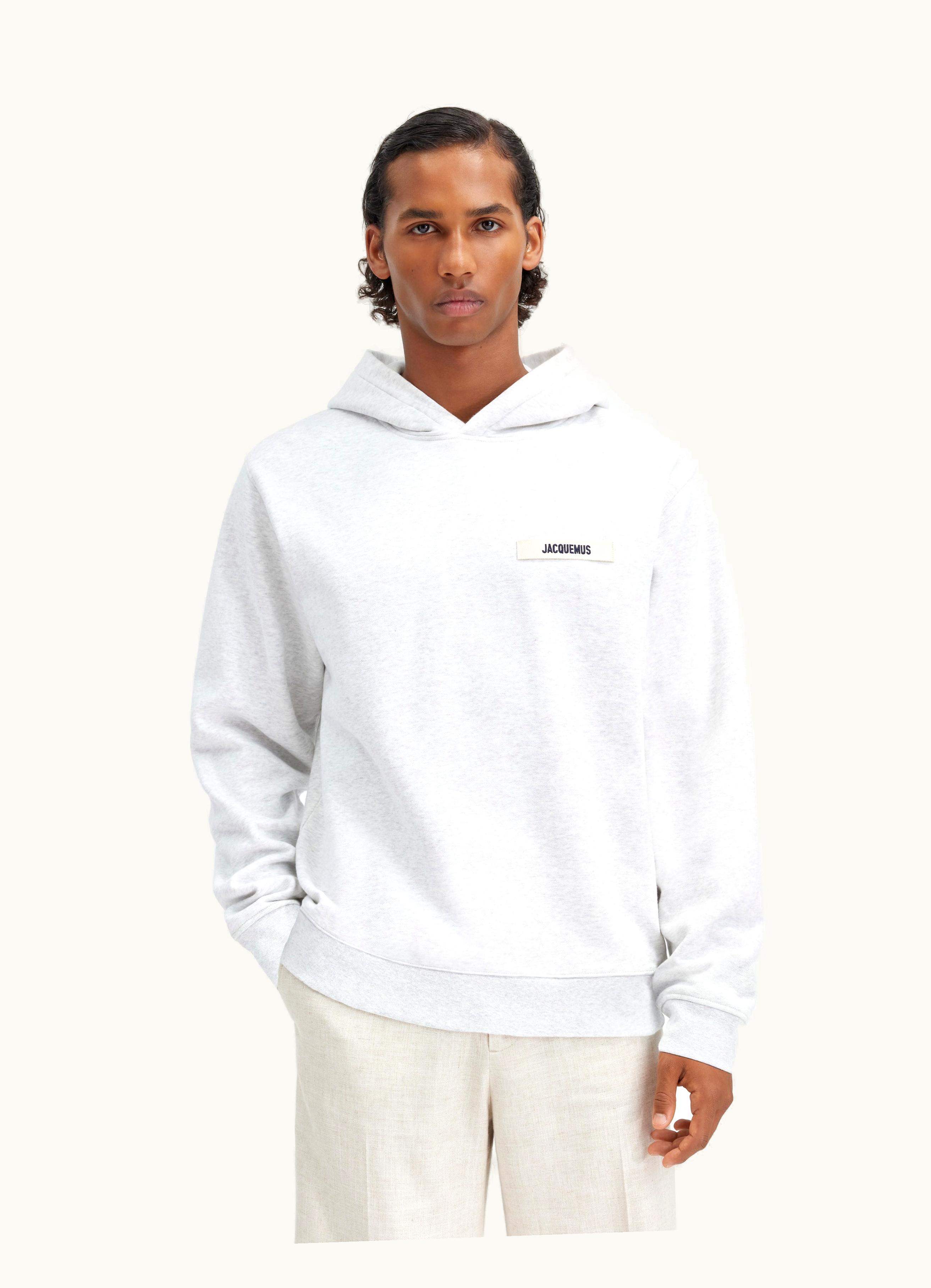 Jacquemus Jacquemus Le Hoodie Gros Grain Grey