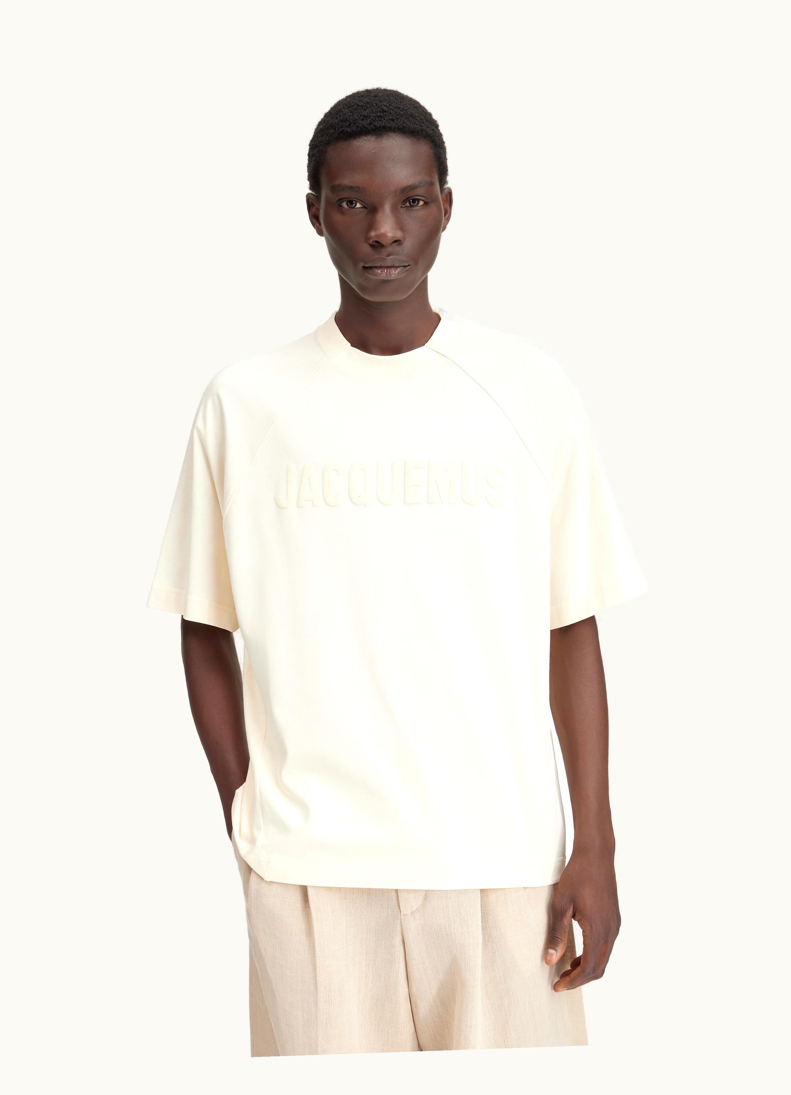 Jacquemus Jacquemus Le T-Shirt Typo Light Beige