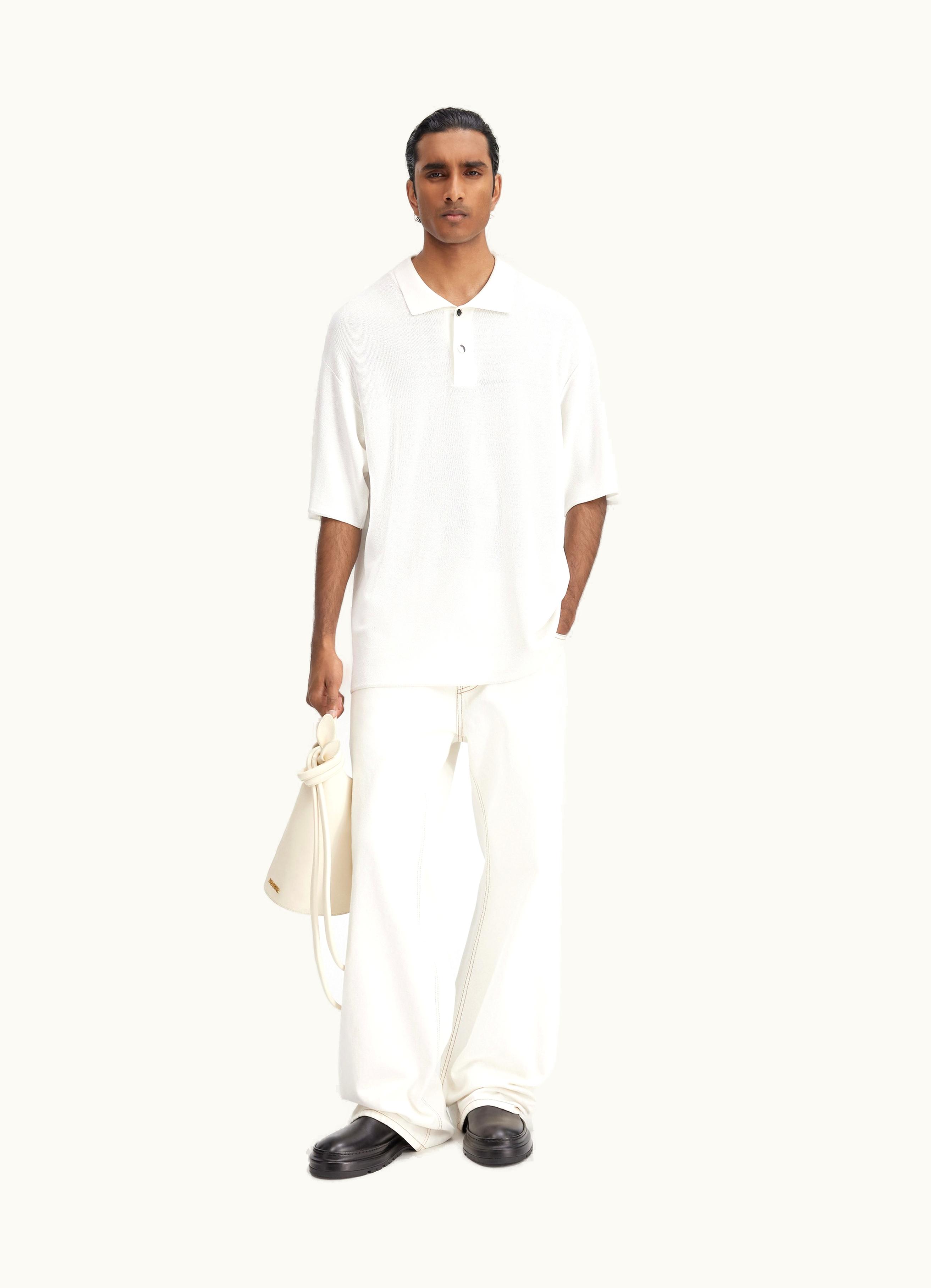 Jacquemus Jacquemus Le Polo Maille Off-White