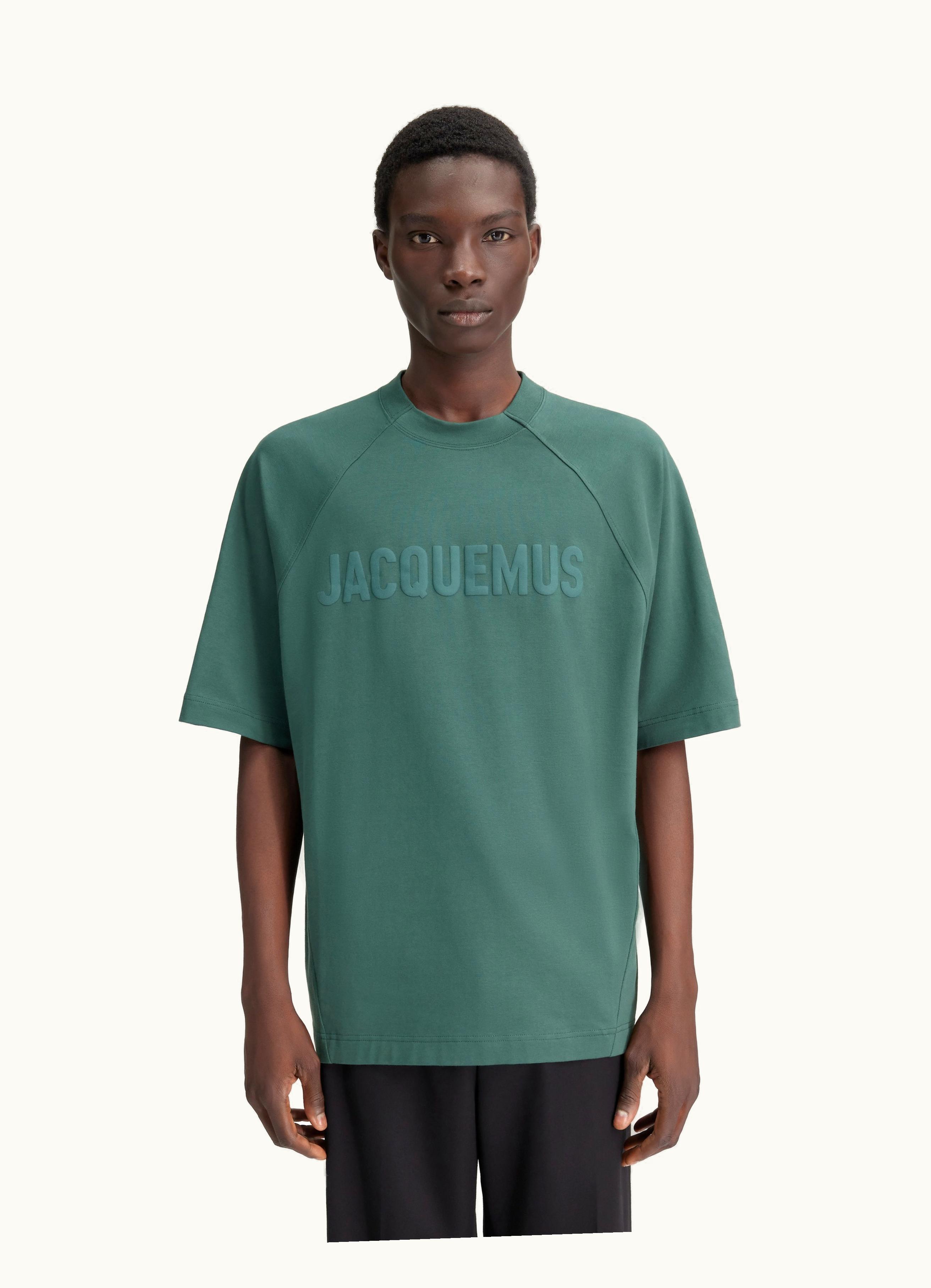 Jacquemus Jacquemus Le T-Shirt Typo Dark Green