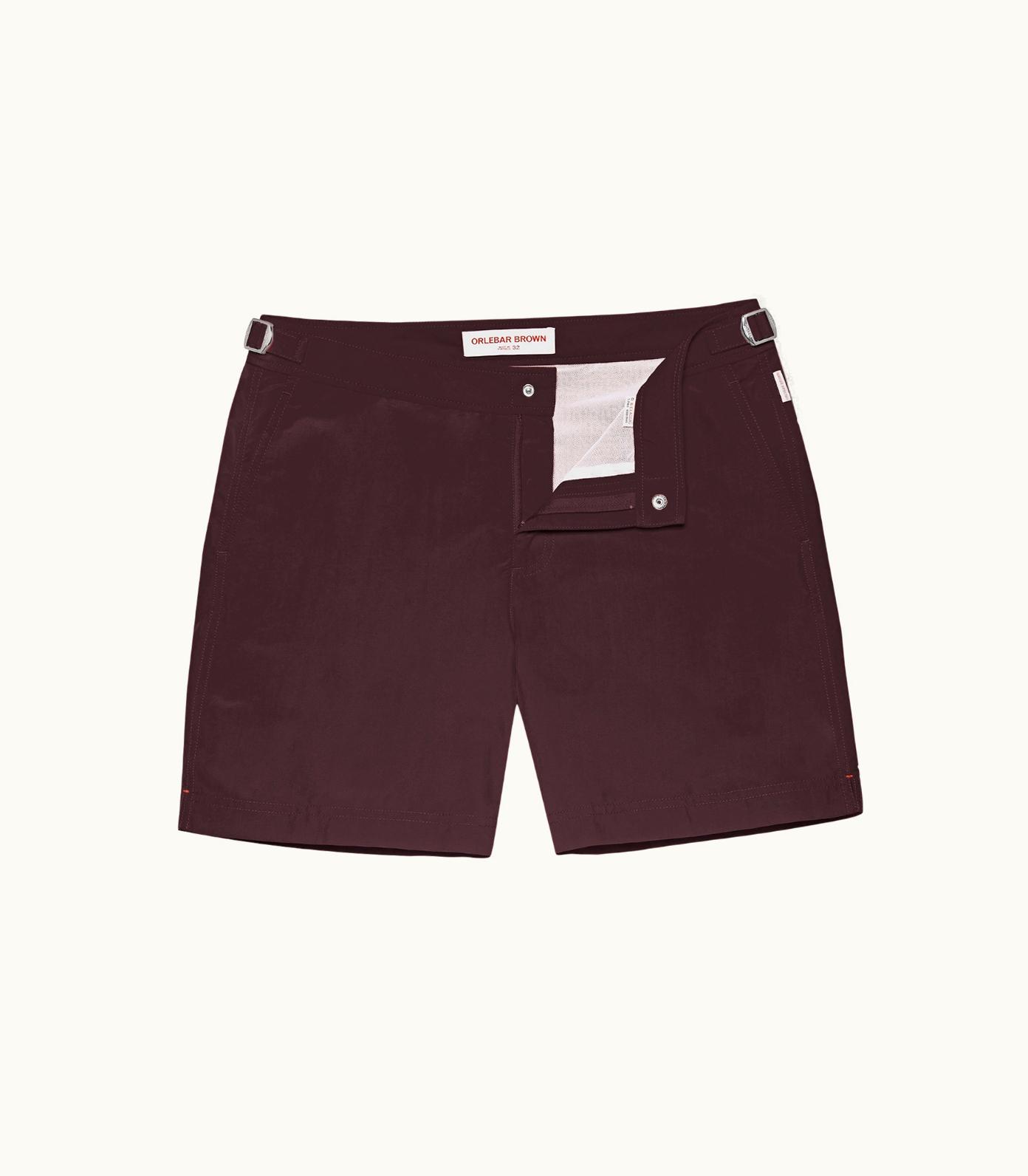 Orlebar Brown Orlebar Brown Bulldog Mid-Length Swim Short In Damson