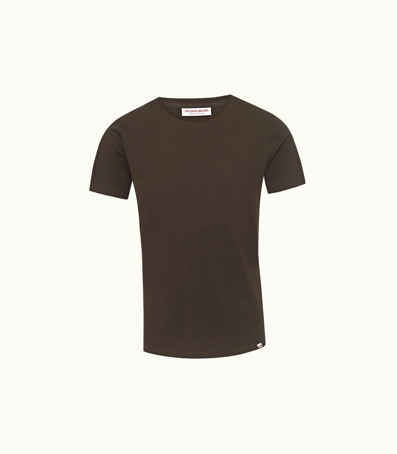 Orlebar Brown Orlebar Brown Smoked Tea Tailored Fit Crew Neck T-Shirt
