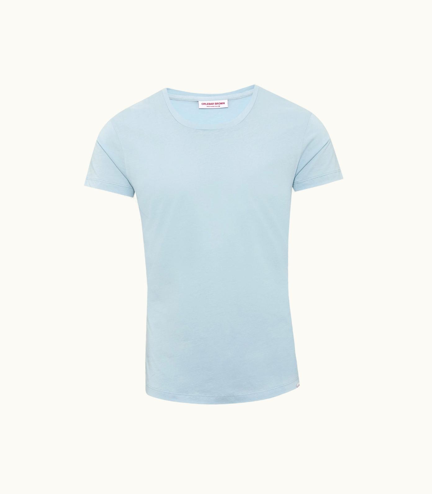 Orlebar Brown Orlebar Brown Island Sky Tailored Fit Crewneck Cotton T-Shirt