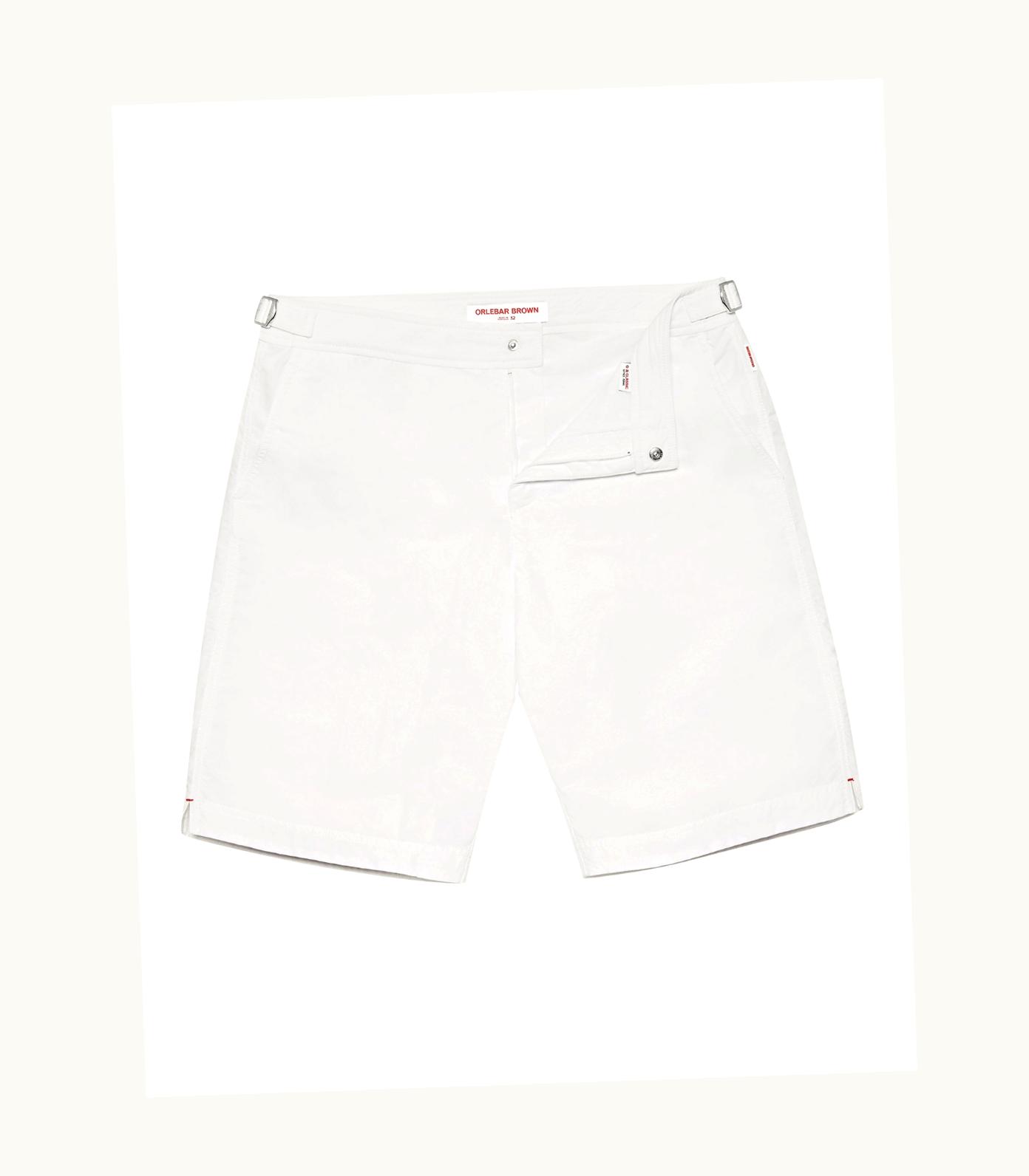 Orlebar Brown Dane - White Longest-Length Swim Shorts Orlebar Brown White