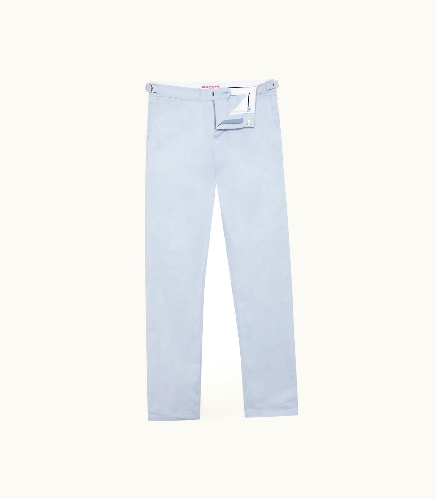 Orlebar Brown Orlebar Brown Hush Tailored Fit Washed Linen Trousers