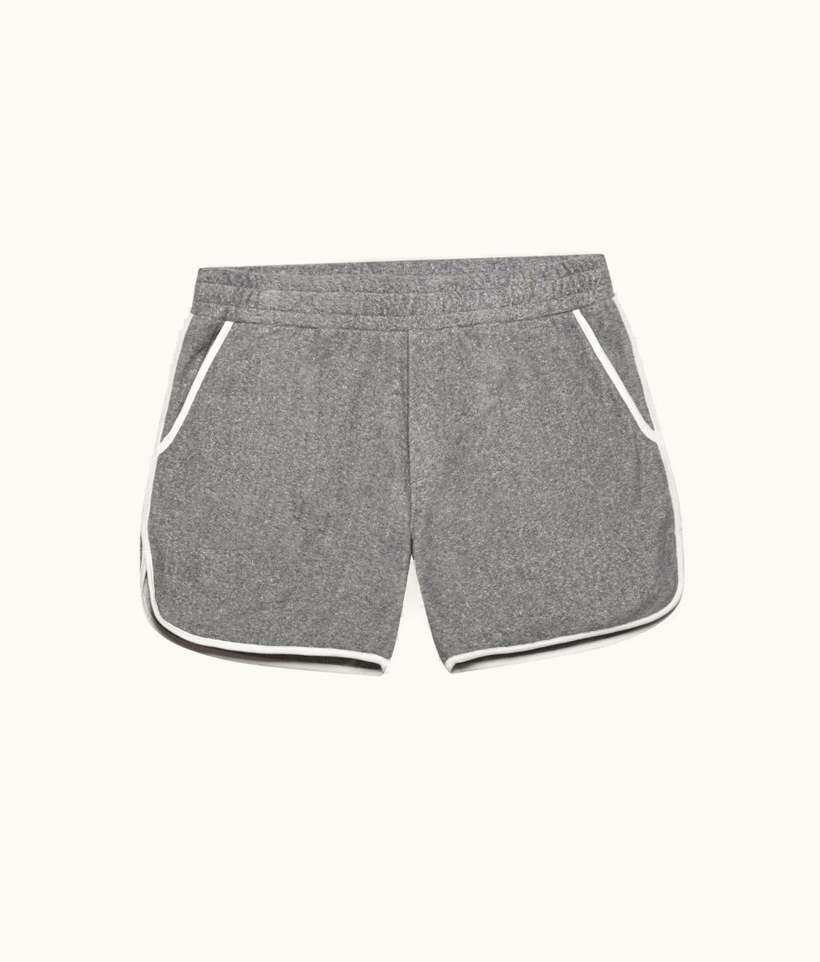 Orlebar Brown Orlebar Brown Piranha Grey Marl Contrast Binding Classic Fit Sweat Shorts
