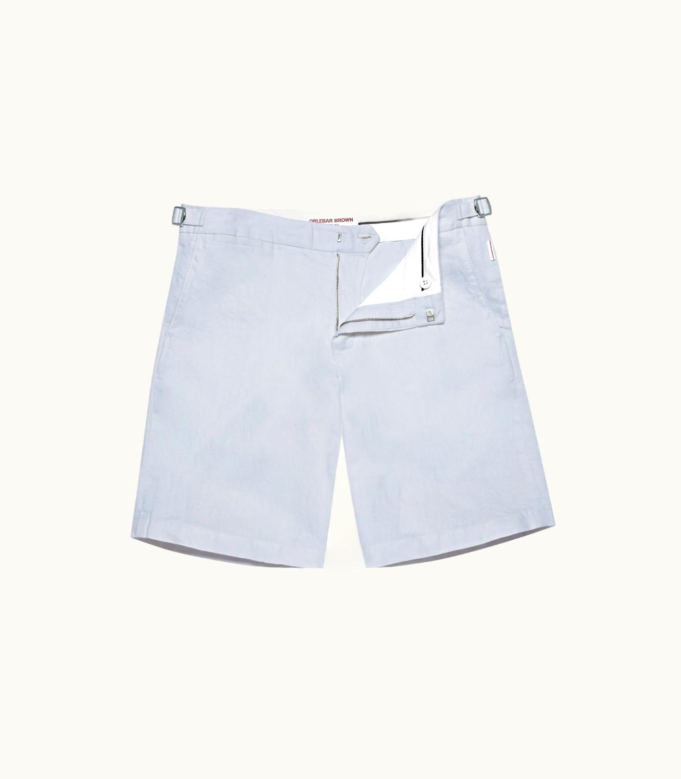 Orlebar Brown Orlebar Brown Light Island Sky Tailored Fit Linen Shorts