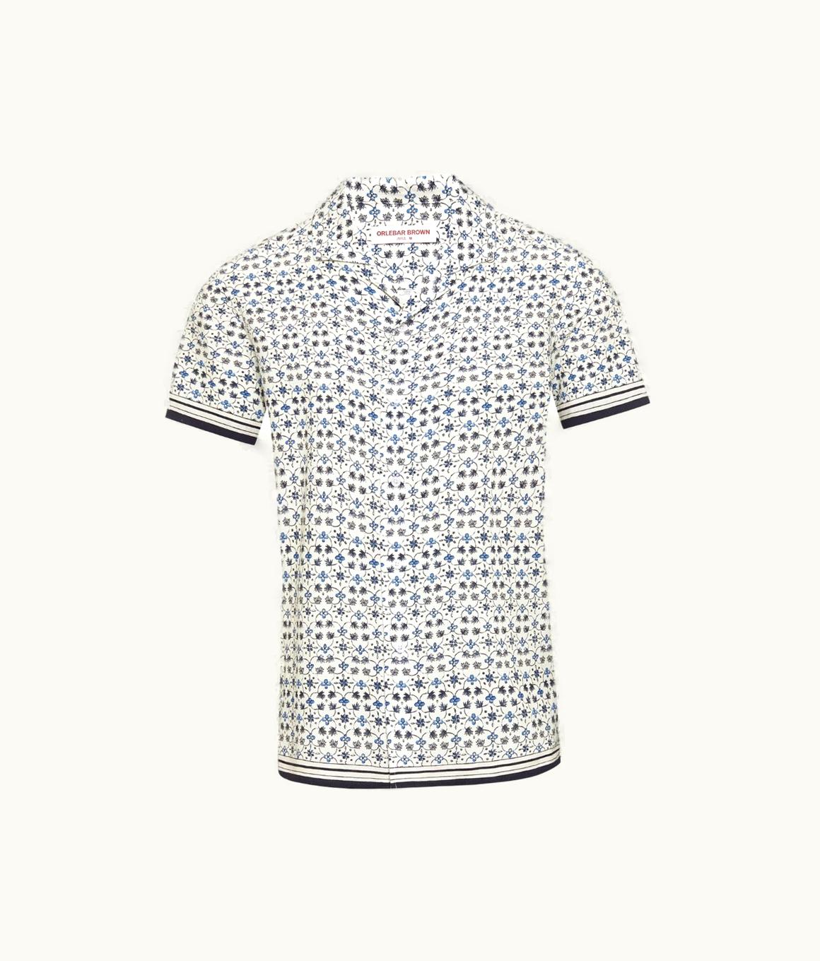 Orlebar Brown Orlebar Brown Cashew Fiore Print Classic Fit Capri Collar Shirt