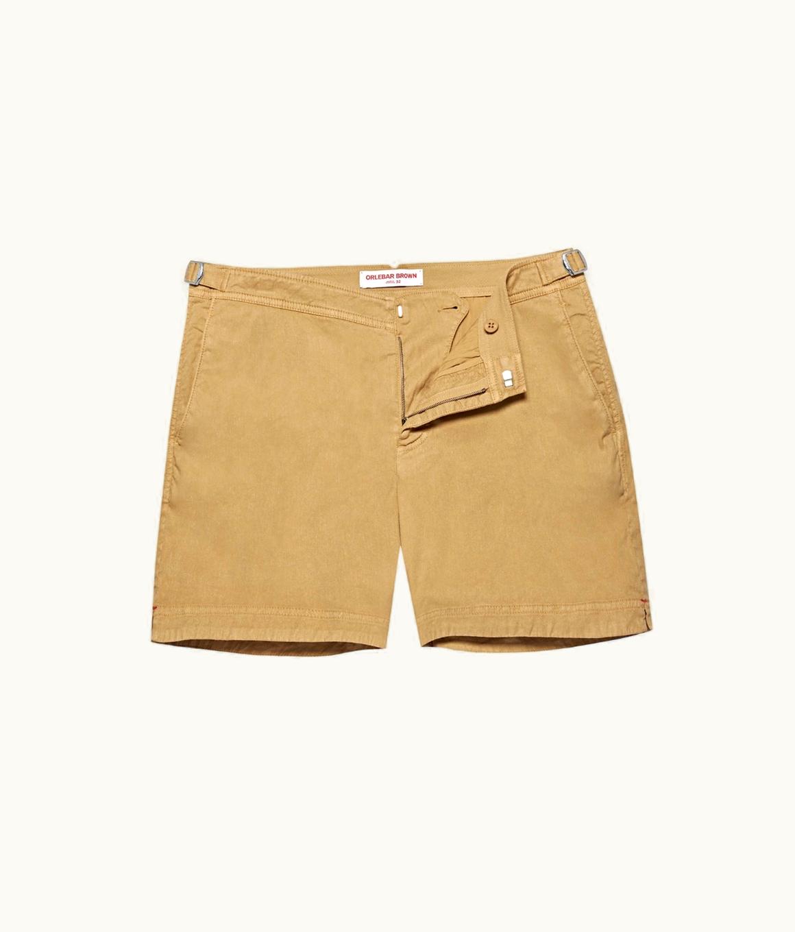Orlebar Brown Orlebar Brown Biscuit Mid-Length Garment Dye Shorts