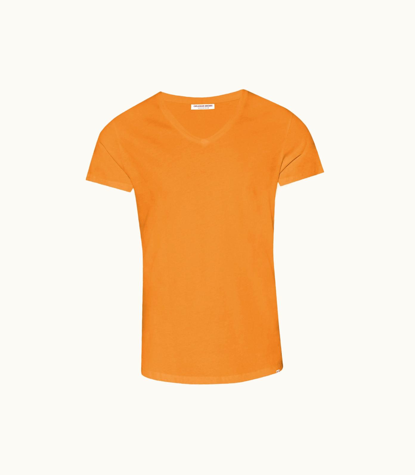 Orlebar Brown Orlebar Brown Ob-V Tailored Fit V-Neck T-Shirt In Ember