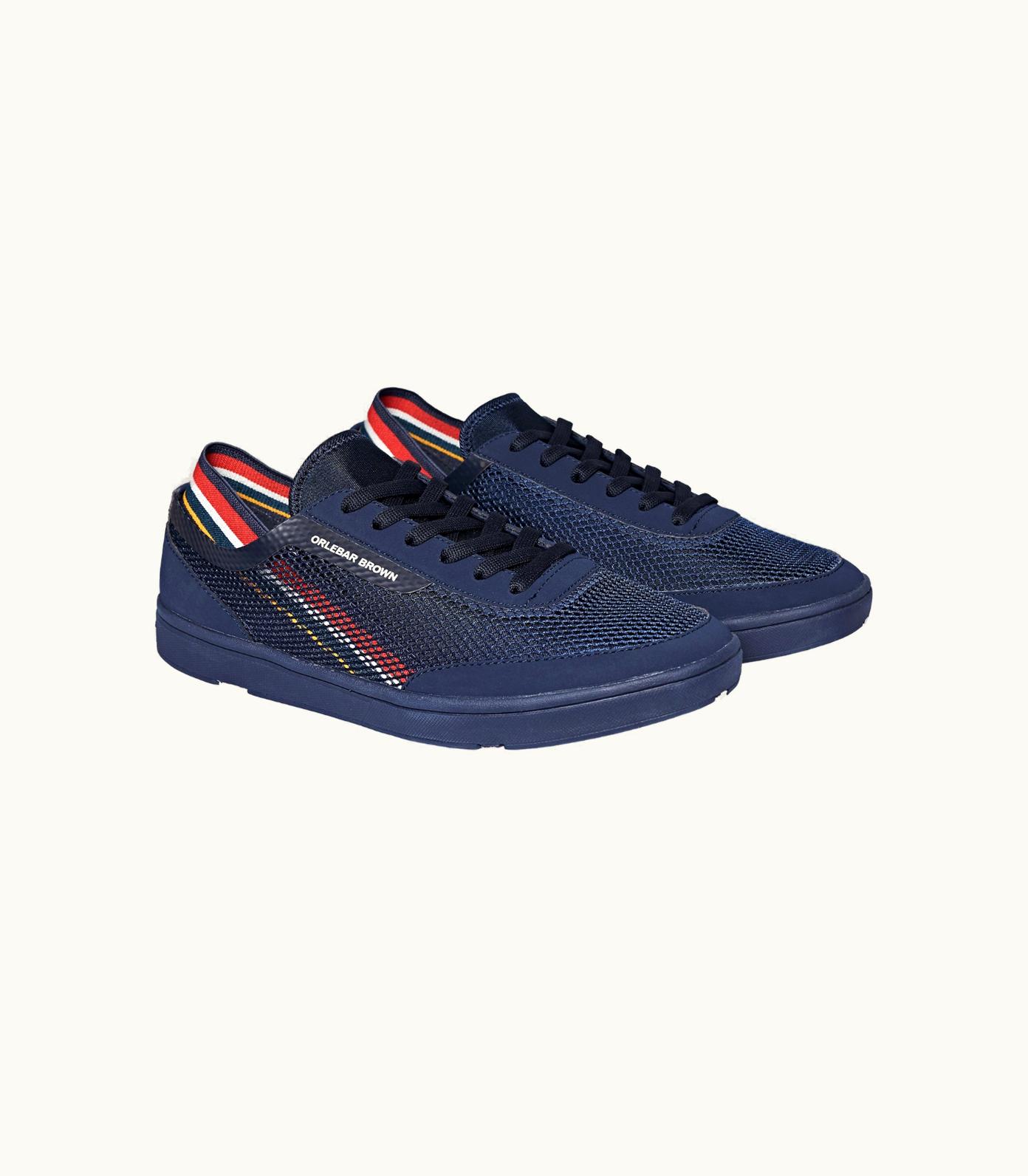 Orlebar Brown Orlebar Brown Navy / Orange O.b Stripe Shoe You Can Swim In