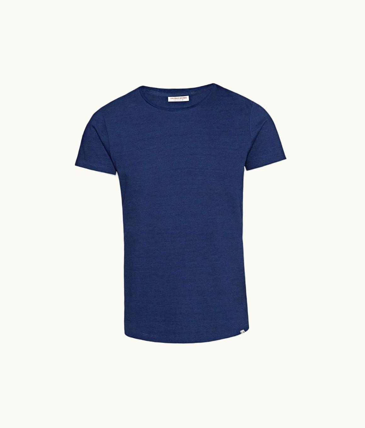 Orlebar Brown Ob-T - Denim Tailored Fit Crew Neck T-Shirt Orlebar Brown Denim Pigment