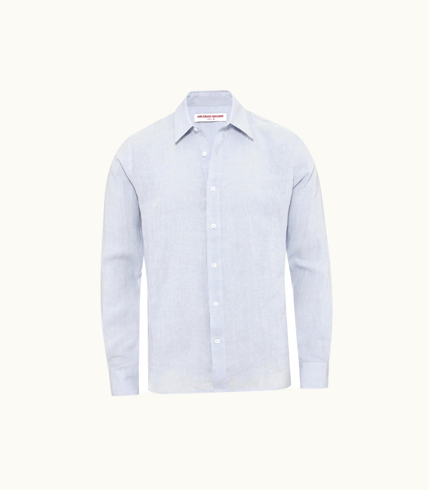 Orlebar Brown Orlebar Brown Hush Classic Collar Linen Shirt Hush