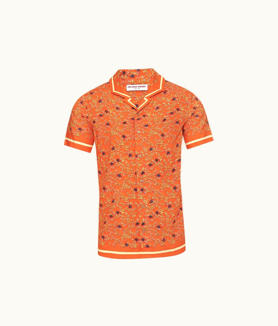 Orlebar Brown Orlebar Brown Havana Sun Wonder Full Print Classic Fit Capri Collar Shirt