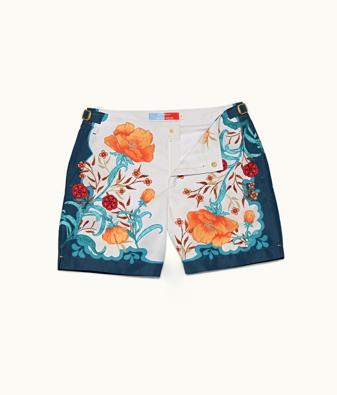 Orlebar Brown Orlebar Brown Multicolour Morpheus Print Mid-Length Swim Shorts Multicolour