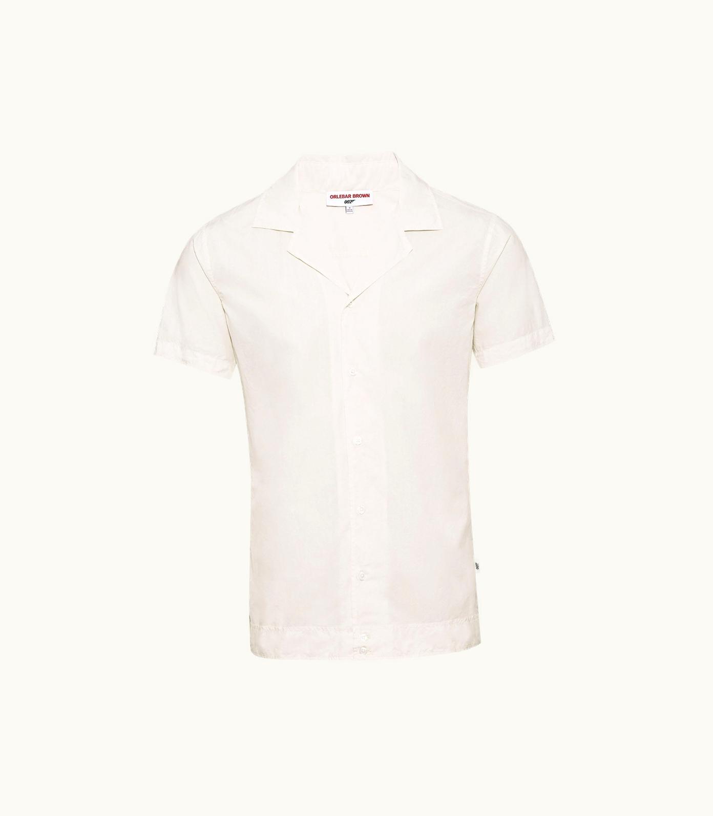 Orlebar Brown Golden Gun Shirt - 007 Ivory Capri Collar Shirt Orlebar Brown