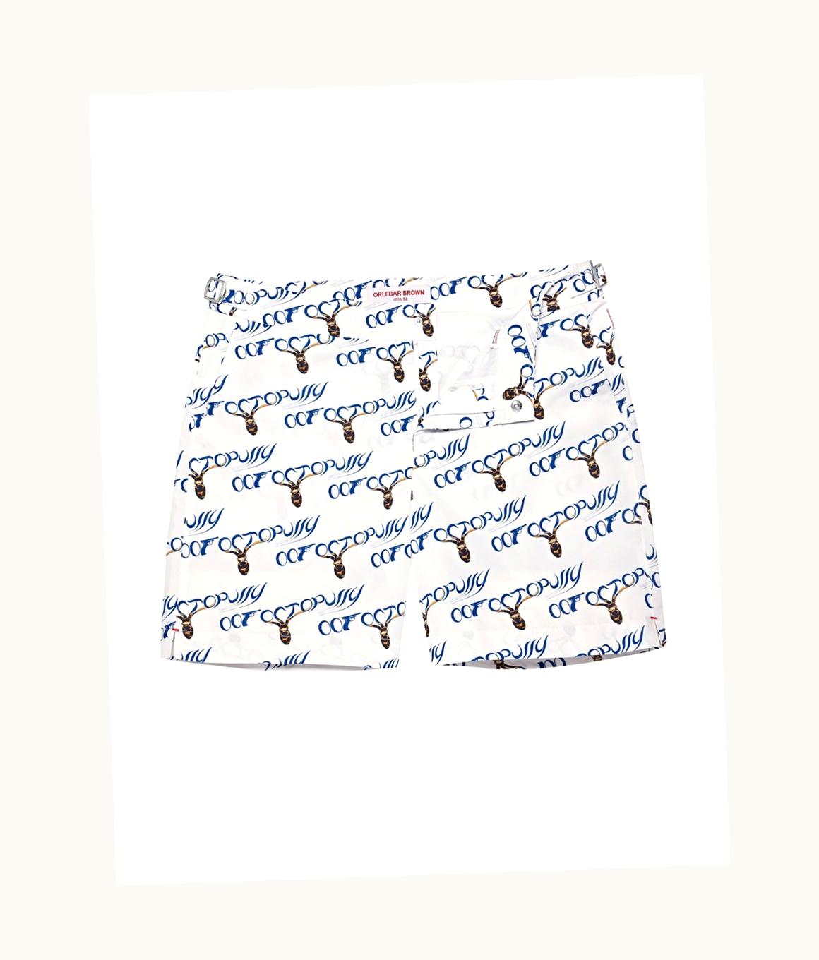 Orlebar Brown Orlebar Brown 007 Octopussy Repeat Print Mid-Length Swim Shorts 007 Octopussy Repeat