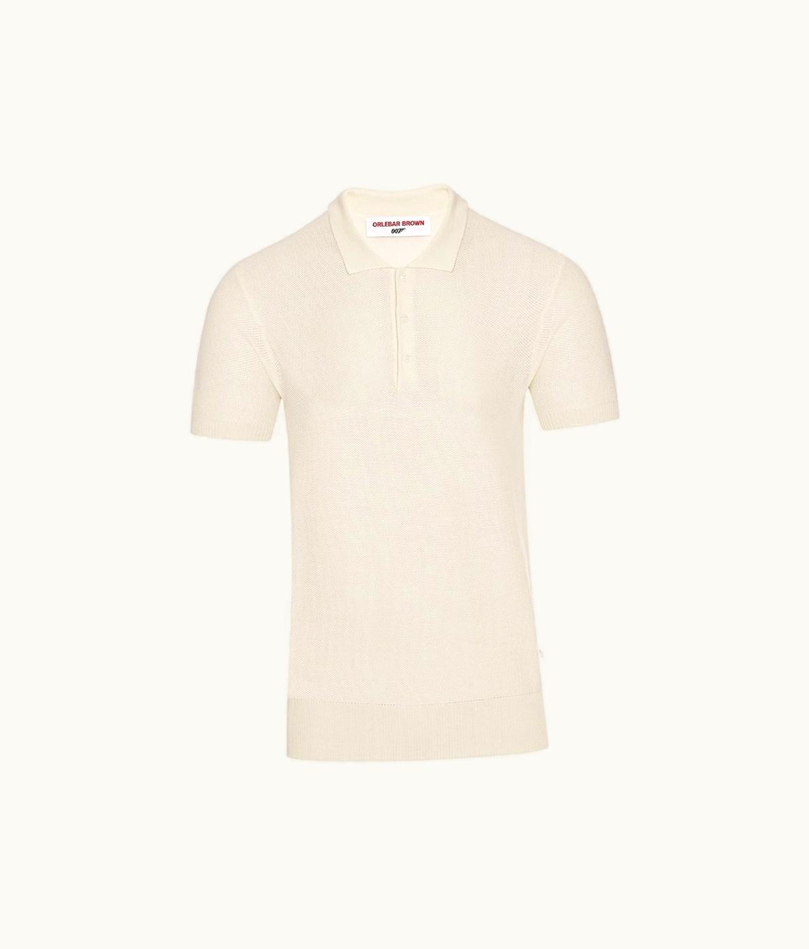 Orlebar Brown Dr. No Knitted Polo - 007 Tailored Fit Silk Polo Orlebar Brown