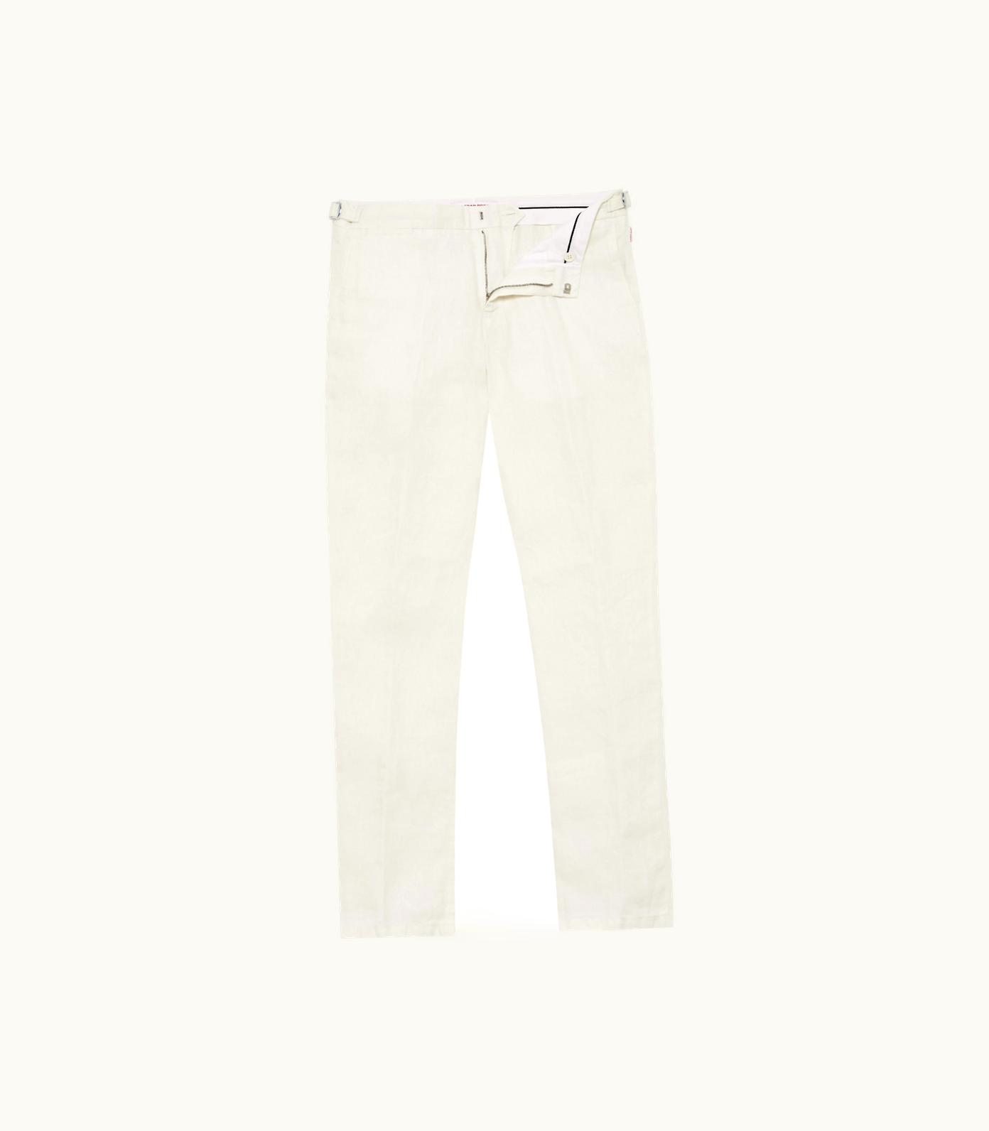 Orlebar Brown Orlebar Brown Sandbar Tailored Fit Linen Trousers Sandbar