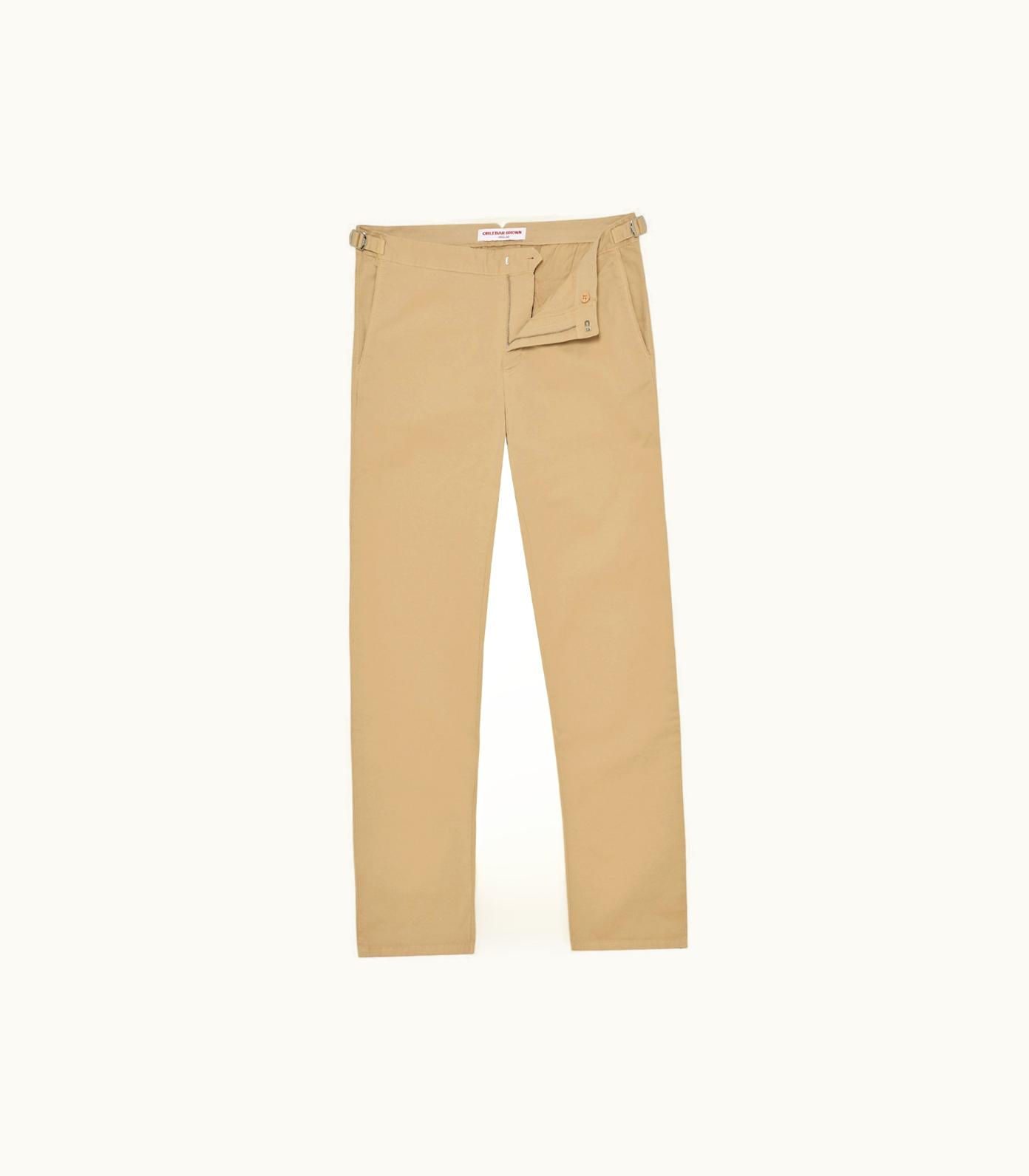 Orlebar Brown Mens Beige Tailored Fit Chinos Luxury Menswear Orlebar Brown 277125