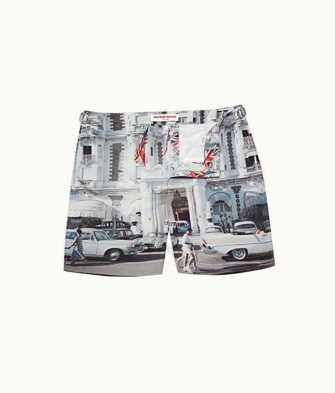 Orlebar Brown Orlebar Brown Carlton Cannes Photographic Print Mid-Length Swim Shorts Carlton Cannes