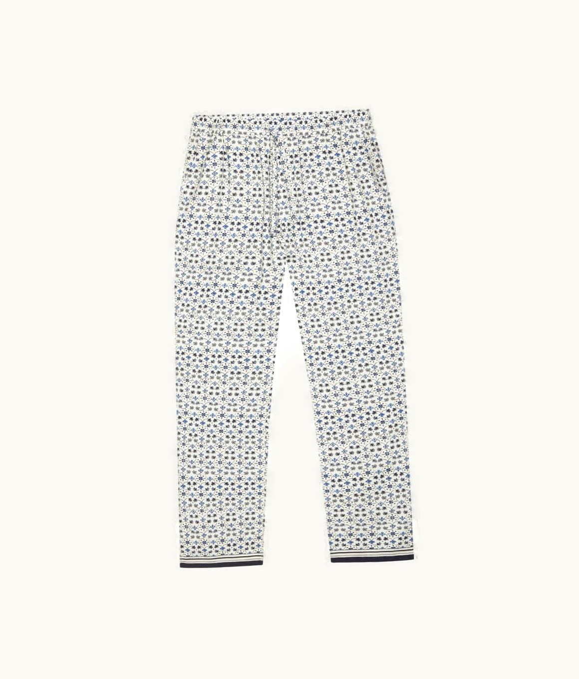 Orlebar Brown Orlebar Brown Cashew Fiore Print Relaxed Fit Lounge Trousers Cashew