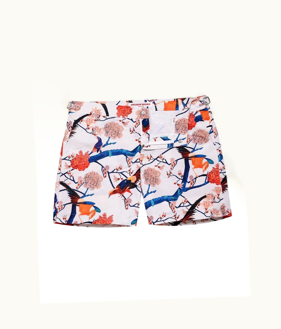 Orlebar Brown Orlebar Brown Rose Flight Of Fantasy Shorter-Length Swim Shorts Rose