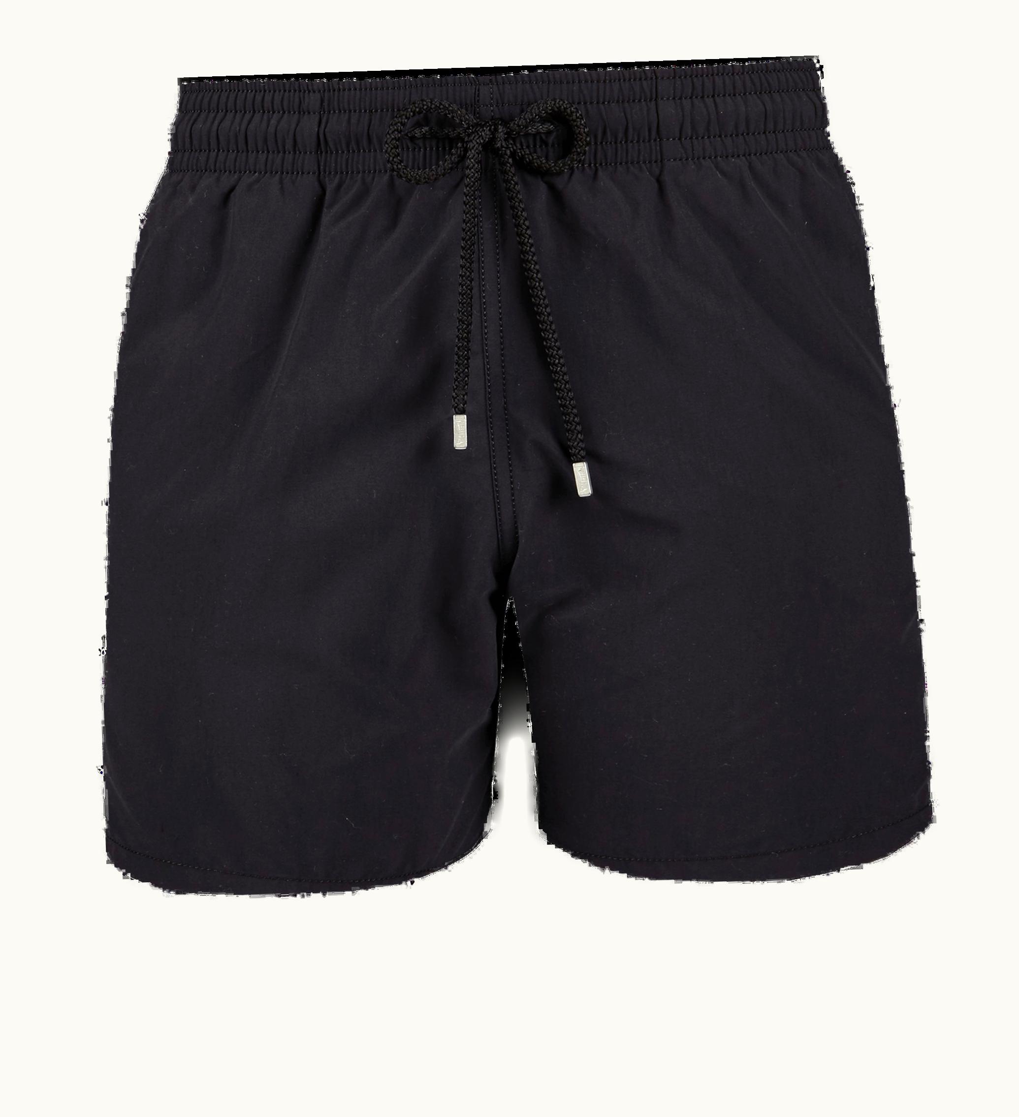 Vilebrequin Vilebrequin Men Swim Shorts Solid Black / Black