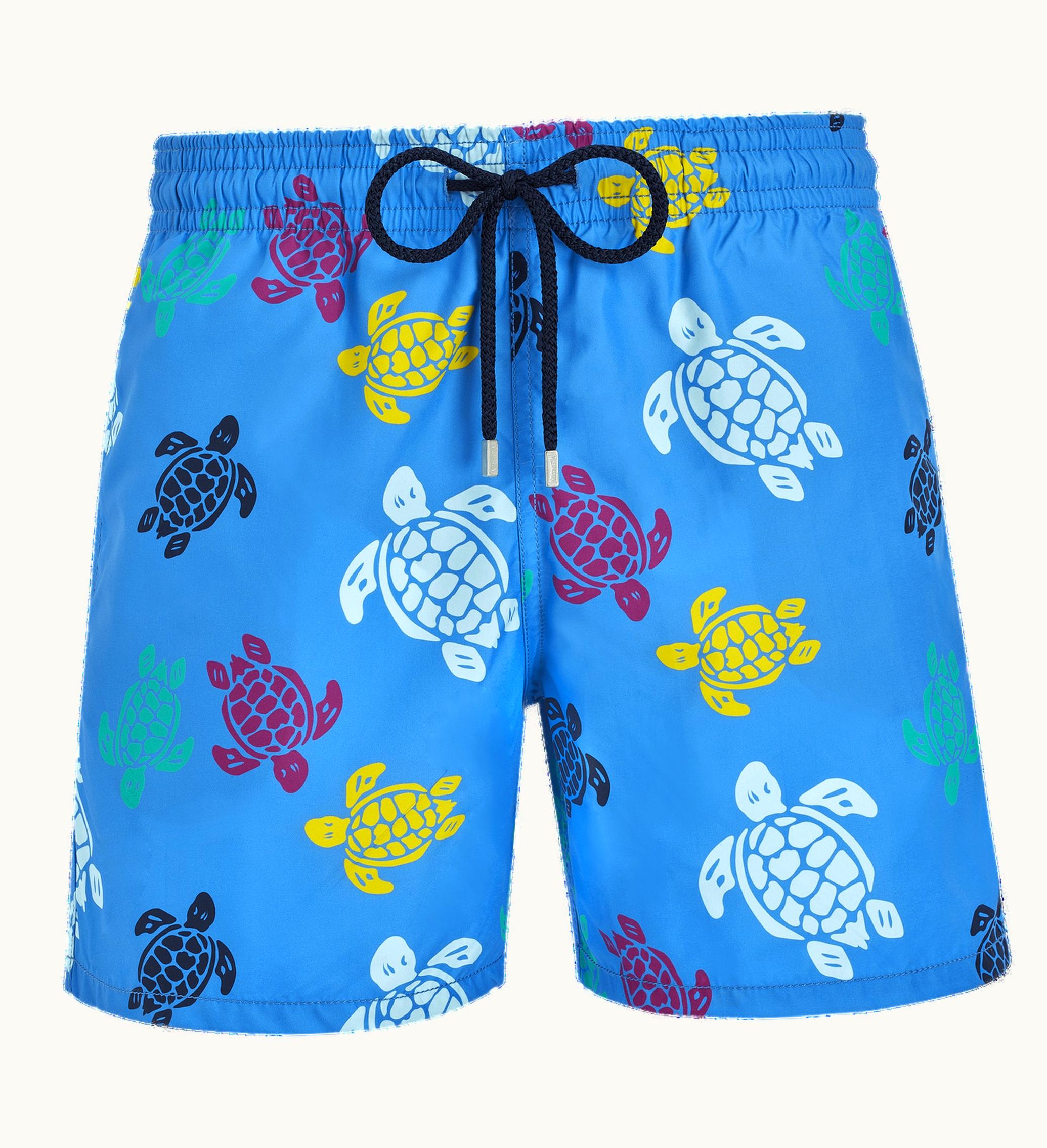 Vilebrequin Vilebrequin Men Swim Shorts Ronde Des Tortues Multicolore