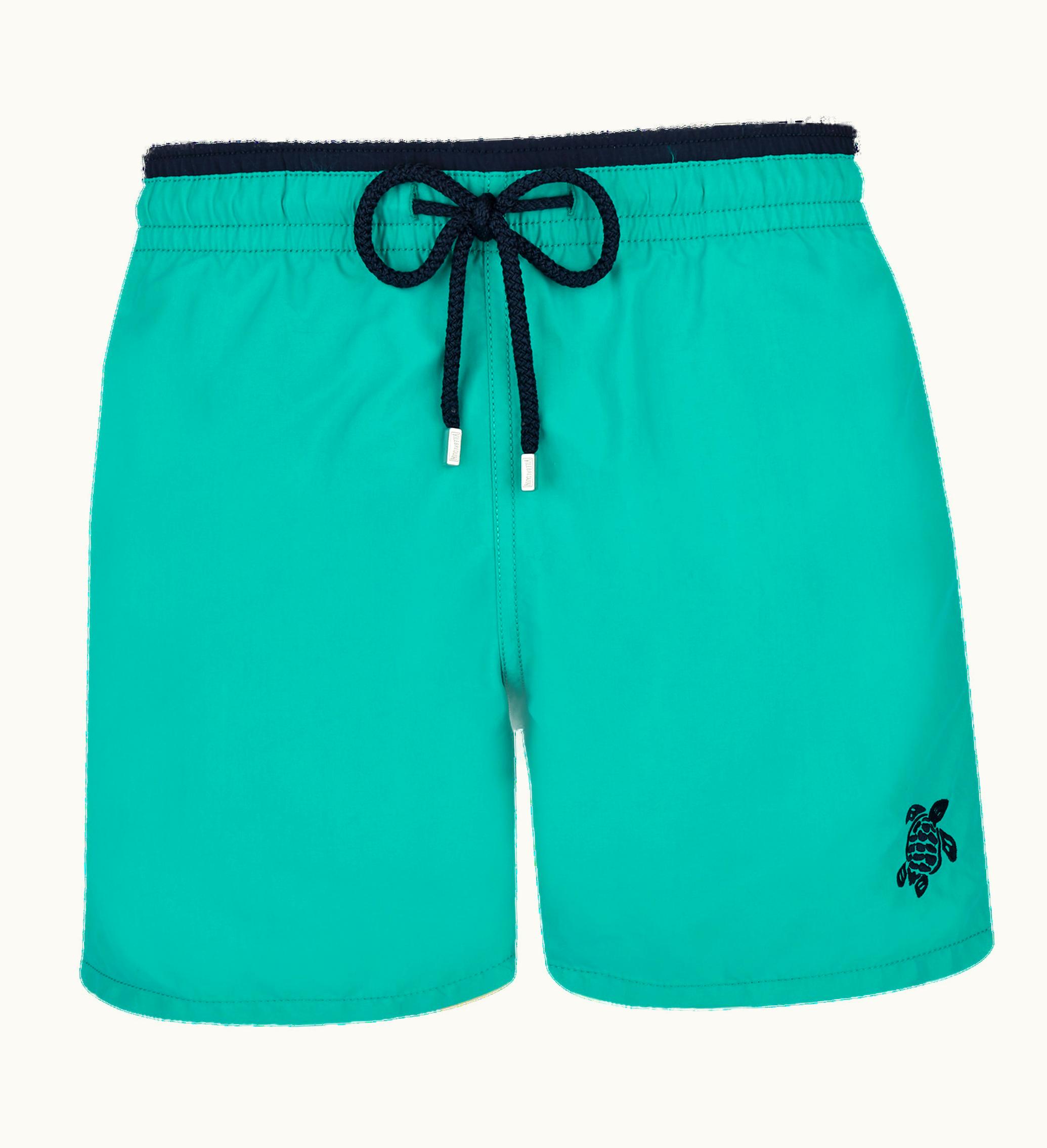 Vilebrequin Vilebrequin Men Swim Shorts Bicolor Tropezian Green / Green