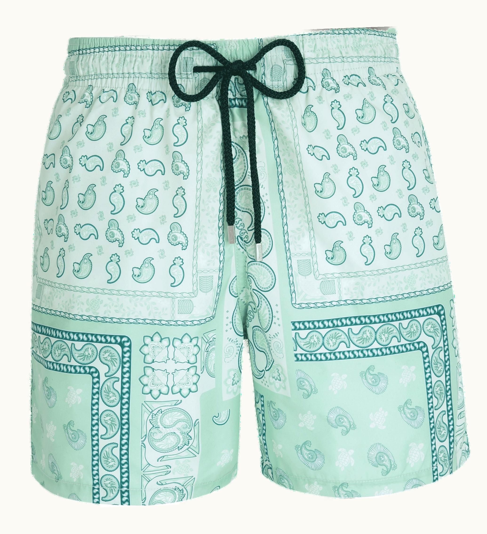 Vilebrequin Men Swim Shorts Bandana - Vilebrequin X Bape® Black