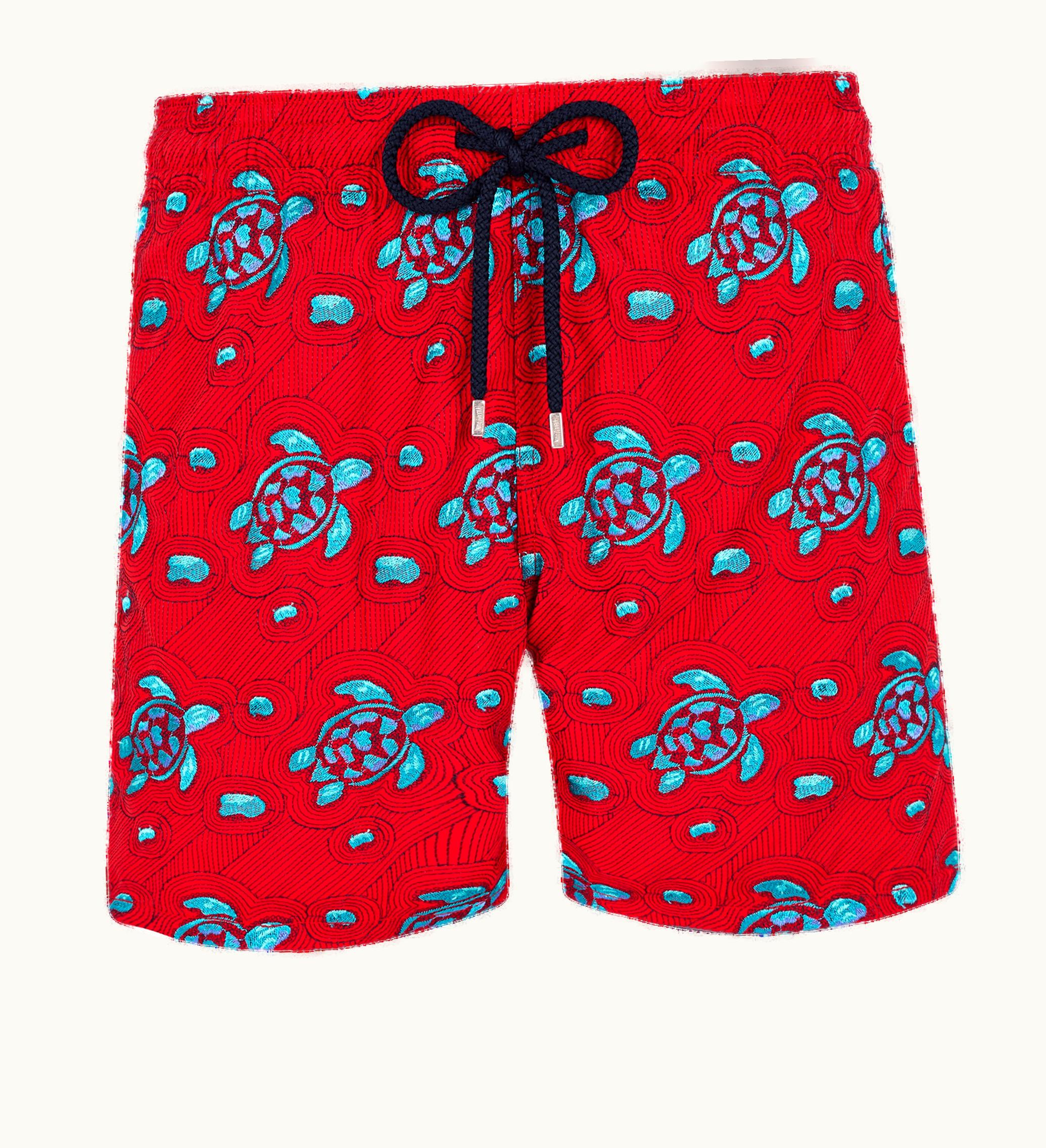 Vilebrequin Vilebrequin Men Swim Shorts Embroidered Turtles Jewels - Limited Edition