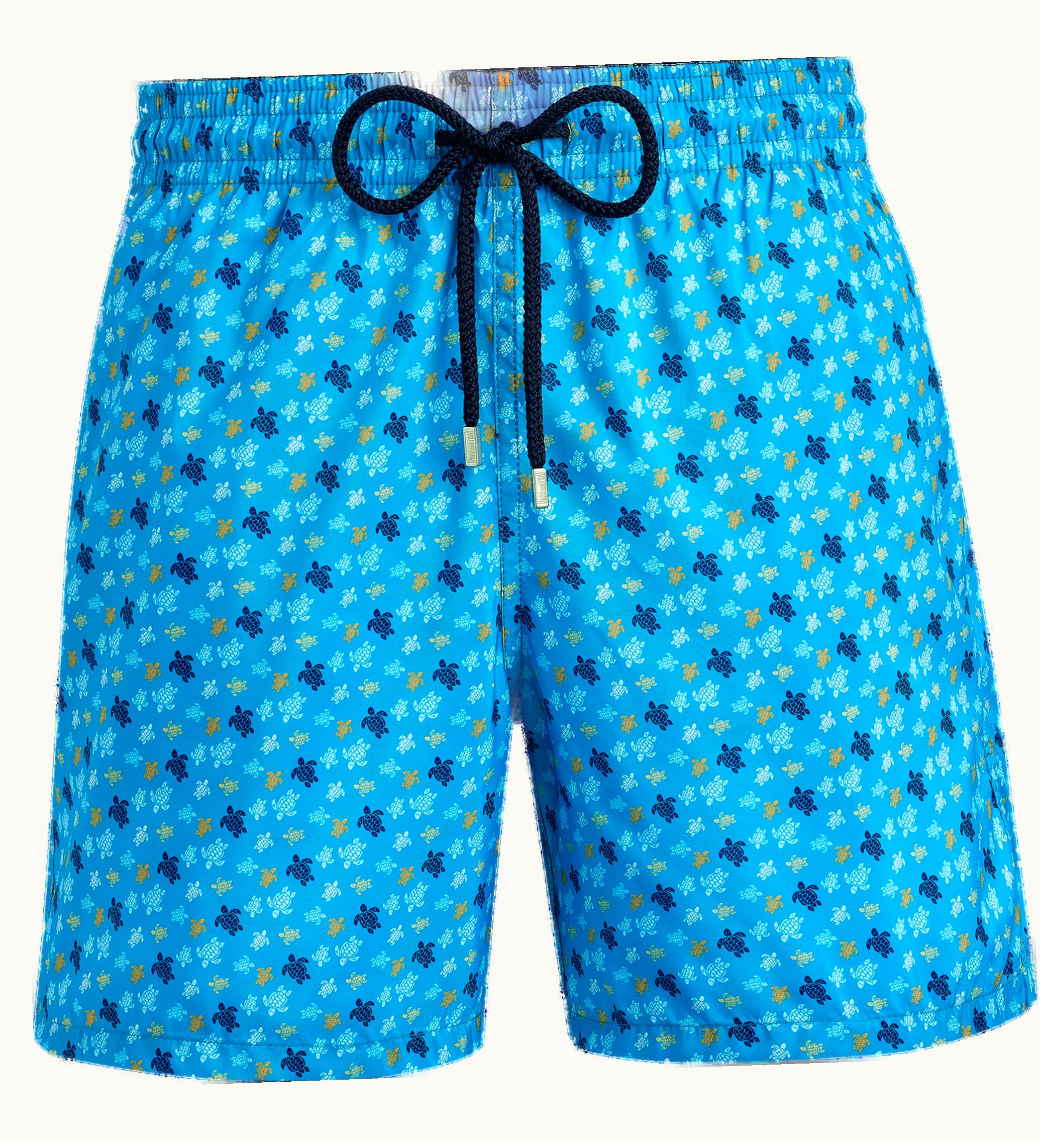 Vilebrequin Vilebrequin Men Ultra-Light And Packable Swim Shorts Micro Ronde Des Tortues Rainbow