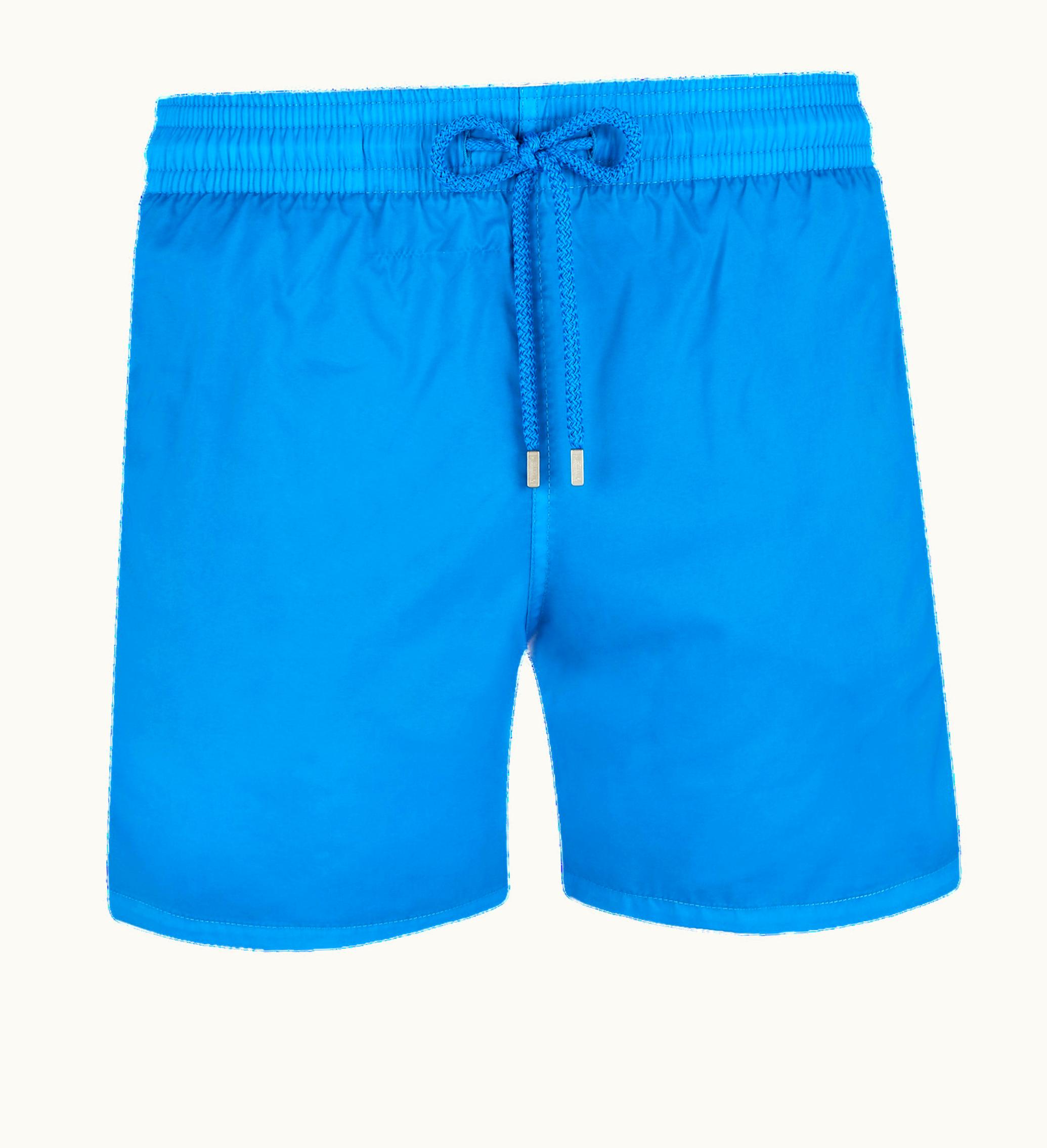 Vilebrequin Vilebrequin Men Swim Shorts Ultra-Light And Packable Solid Hawaii Blue / Blue