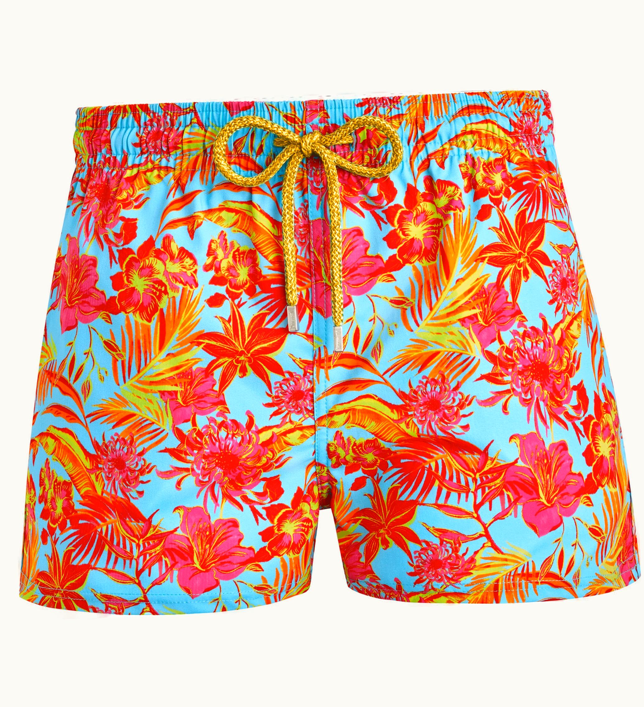 Vilebrequin Vilebrequin Men Short Swim Shorts Tahiti Flowers