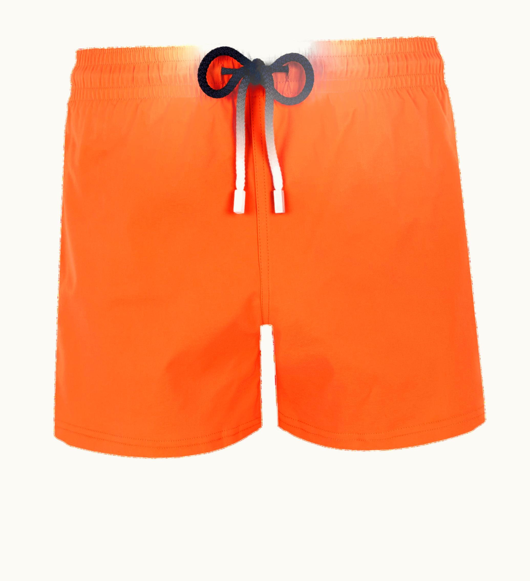 Vilebrequin Vilebrequin Men Swimwear Short And Fitted Stretch Solid Guava / Orange