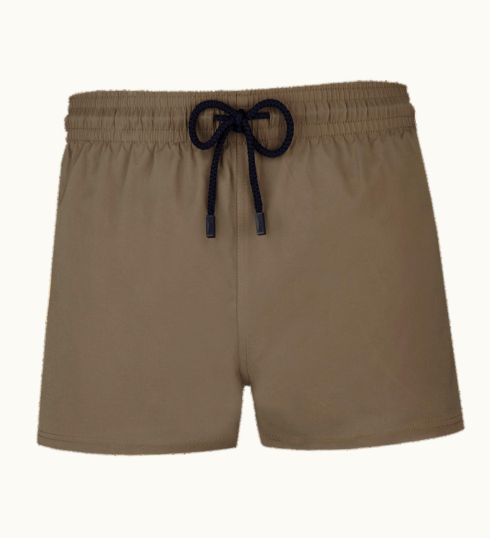 Vilebrequin Vilebrequin Men Swimwear Short And Fitted Stretch Solid Olivier / Green