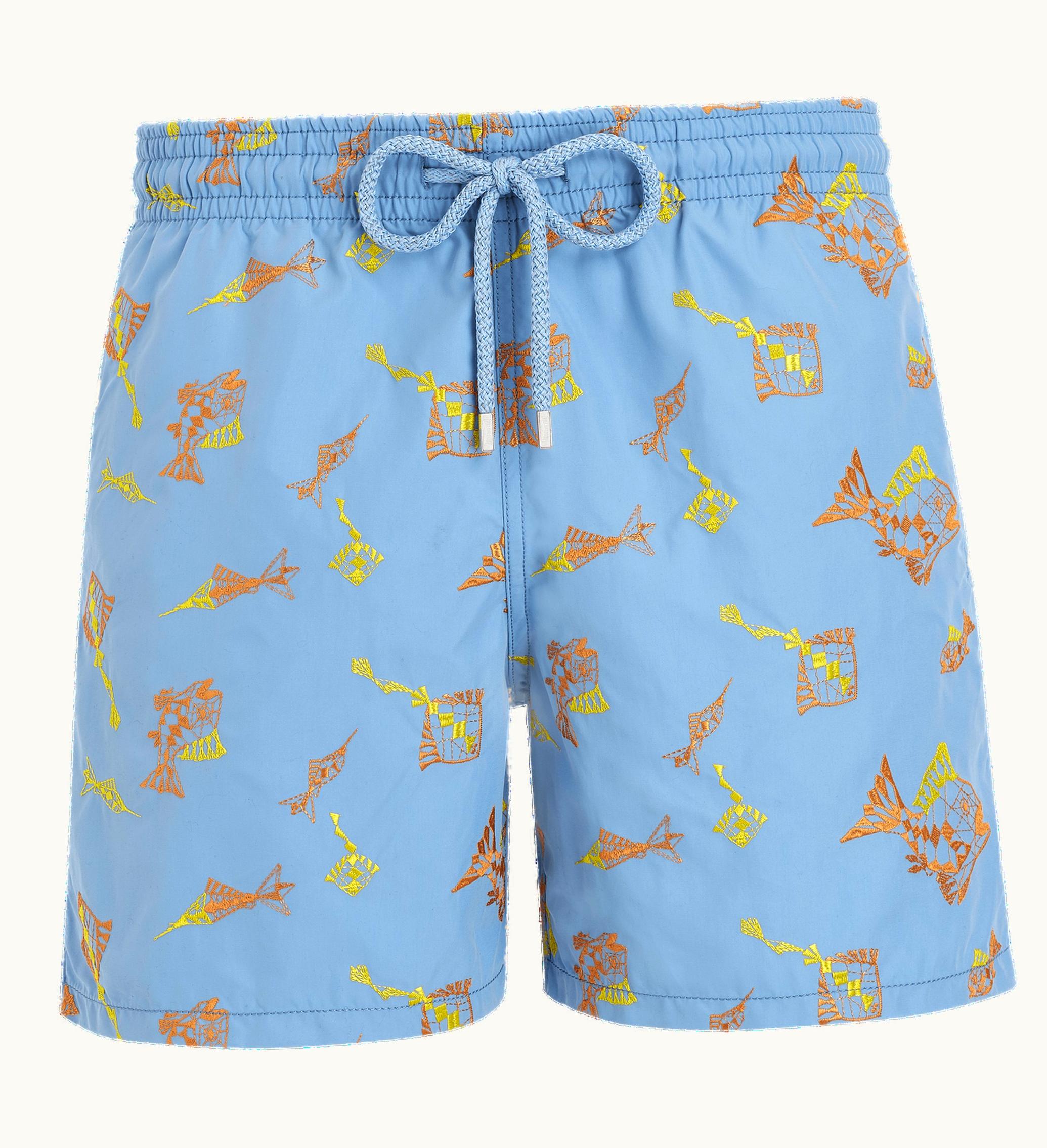 Vilebrequin Vilebrequin Men Swim Shorts Embroidered Vatel - Limited Edition