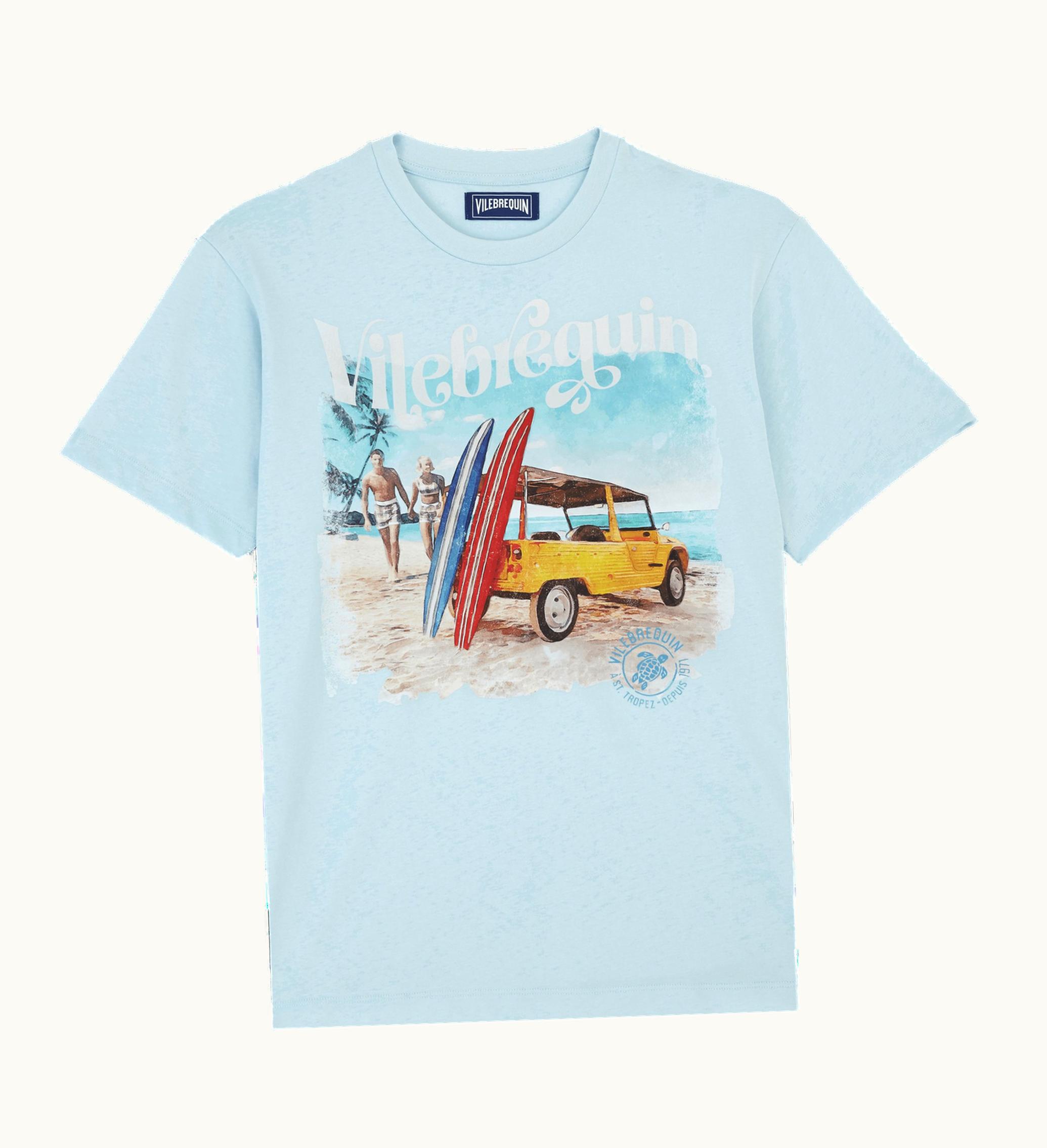 Vilebrequin Vilebrequin Men Cotton T-Shirt Surf And Mini Moke