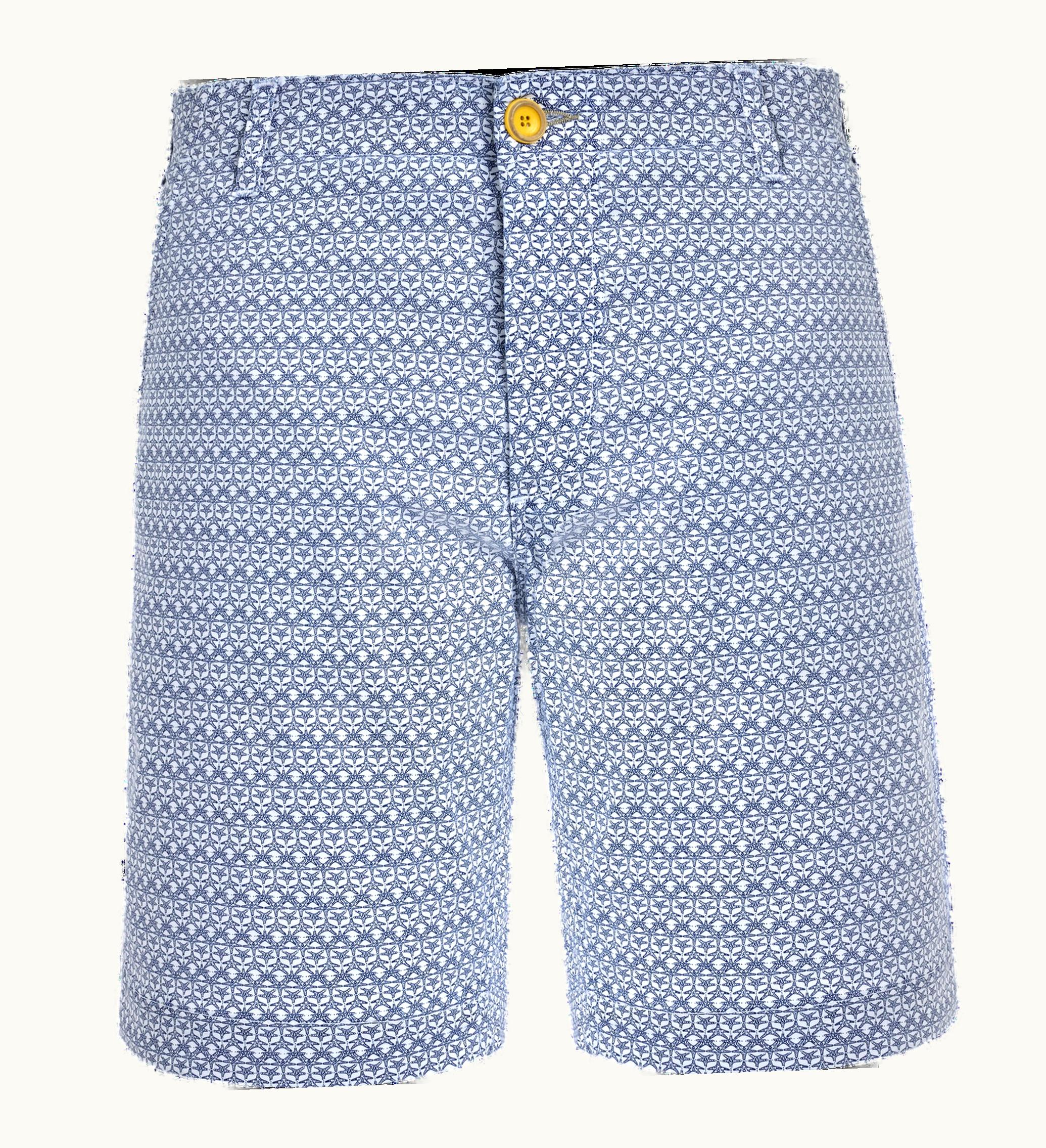 Vilebrequin Vilebrequin Men Cotton Bermuda Shorts Micro Starlettes