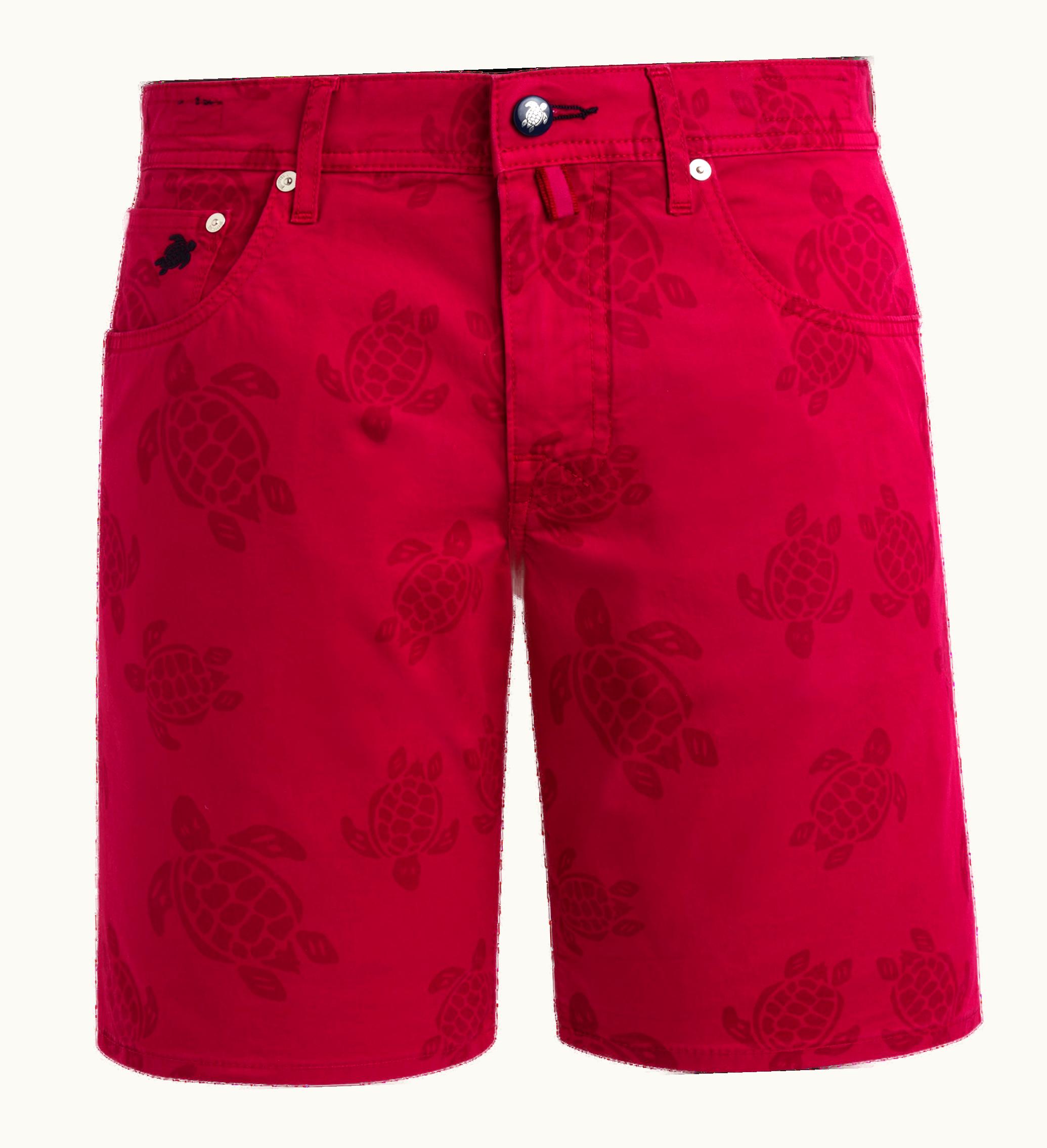 Vilebrequin Vilebrequin Men Bermuda Shorts Resin Print Ronde Des Tortues