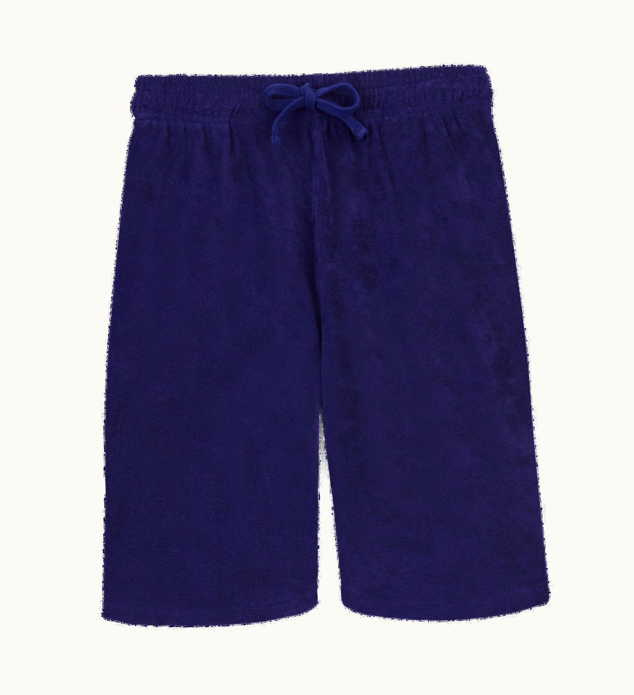 Vilebrequin Vilebrequin Unisex Terry Bermuda Shorts Solid Midnight / Blue